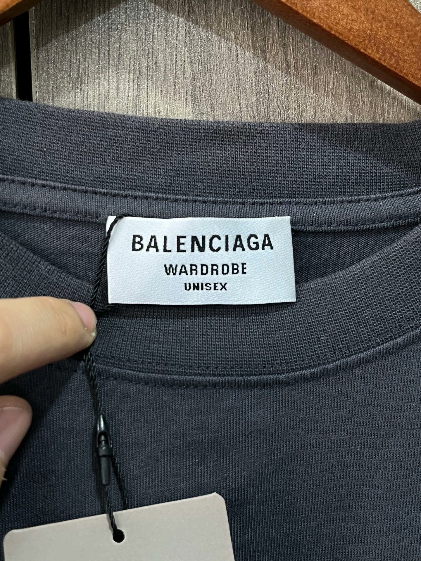 Balenciaga Balenciaga Gray Cola Embroidery T-shirt Size US M / EU 48-50 / 2 - 4 Thumbnail