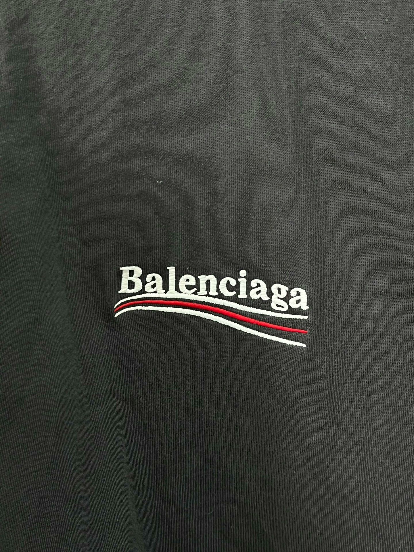 Balenciaga Balenciaga Gray Cola Embroidery T-shirt Size US M / EU 48-50 / 2 - 5 Thumbnail