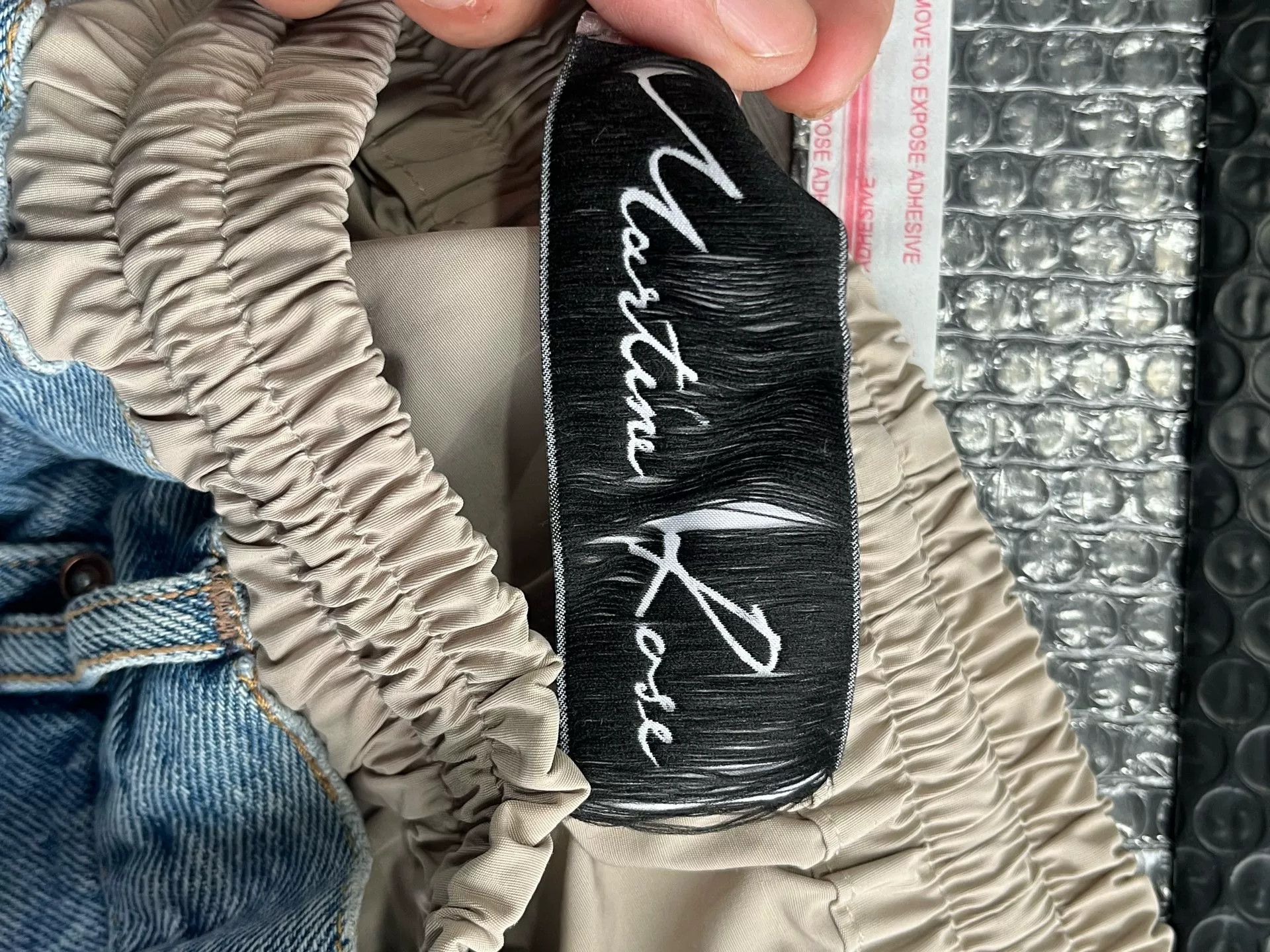 Martine Rose Martine Rose SS19 Denim Spliced Sweatpants Size US 26 / EU 42 - 7 Thumbnail