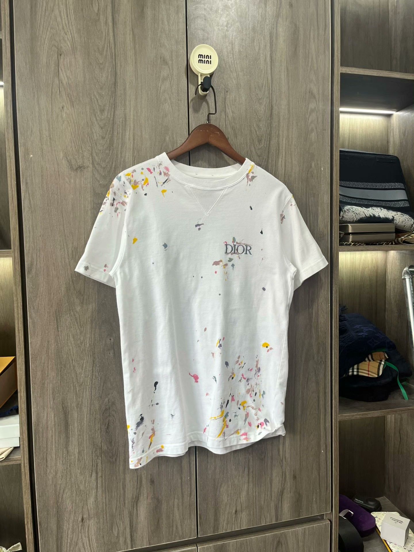 Dior Dior White Graffiti Logo Short-Sleeve Tee Size XS / US 0-2 / IT 36-38 - 5 Thumbnail