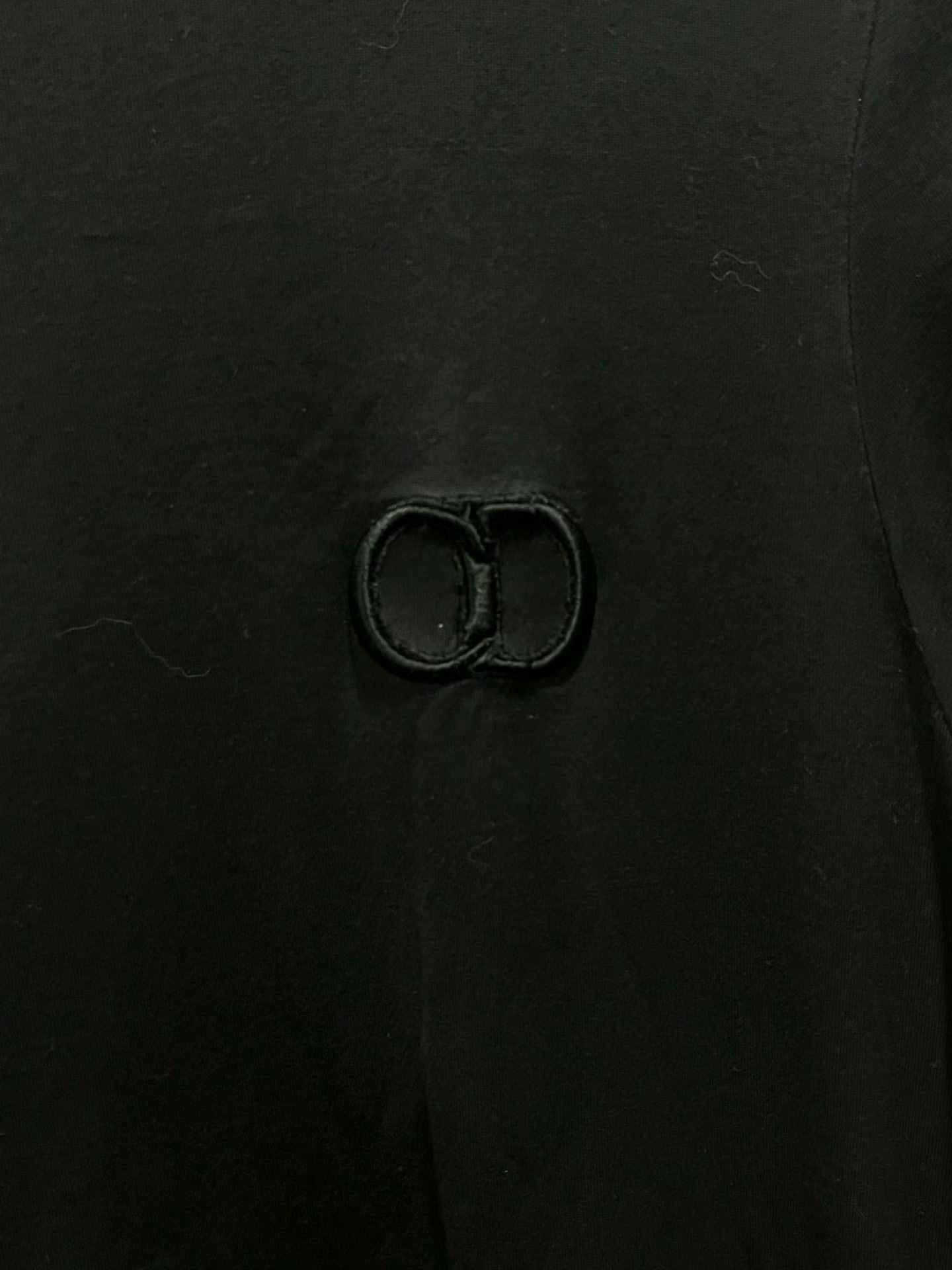 Dior Dior Black CD Embroidery Short Sleeve Size US L / EU 52-54 / 3 - 9 Thumbnail