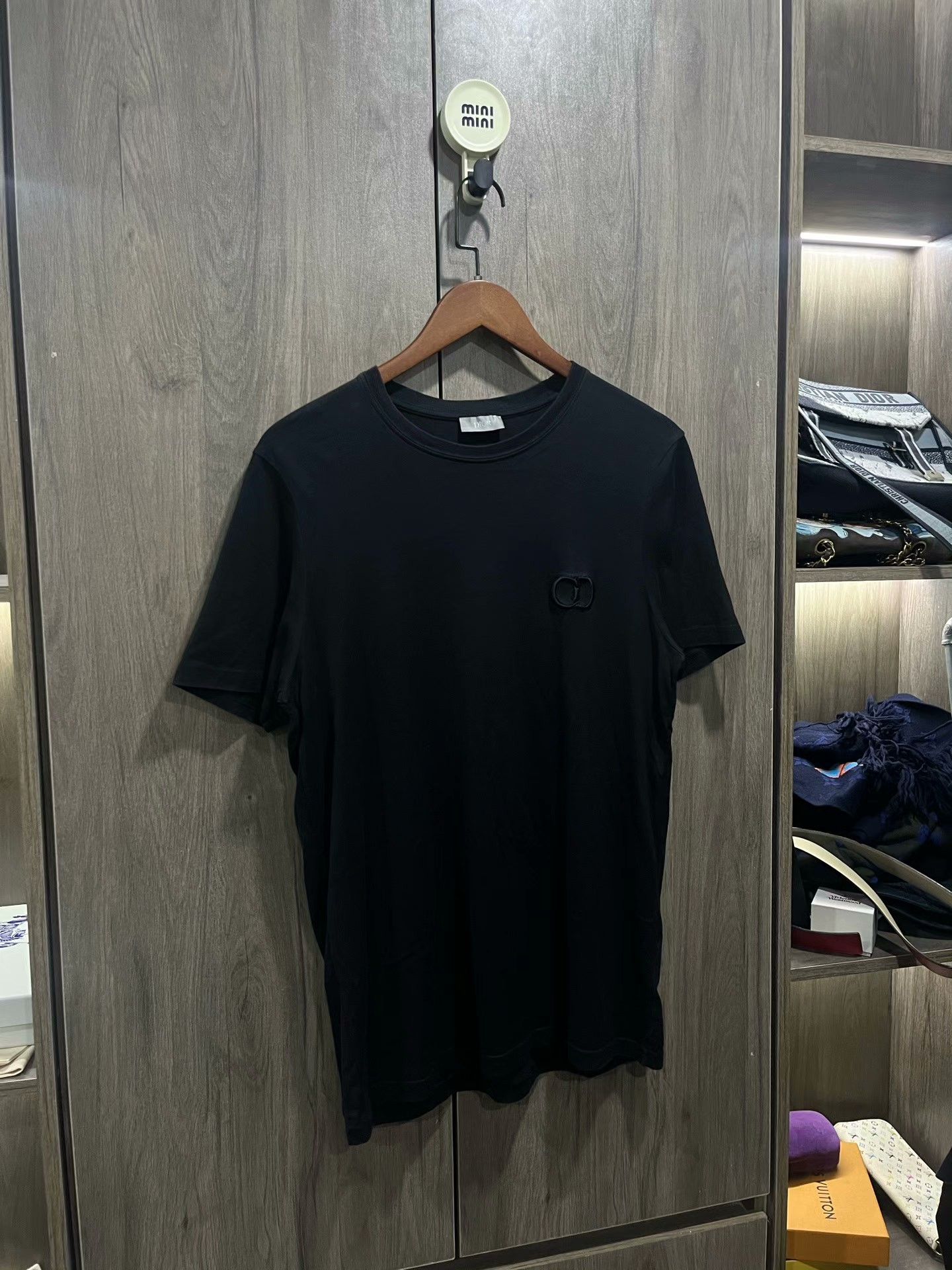 Dior Dior Black CD Embroidery Short Sleeve Size US L / EU 52-54 / 3 - 7 Thumbnail