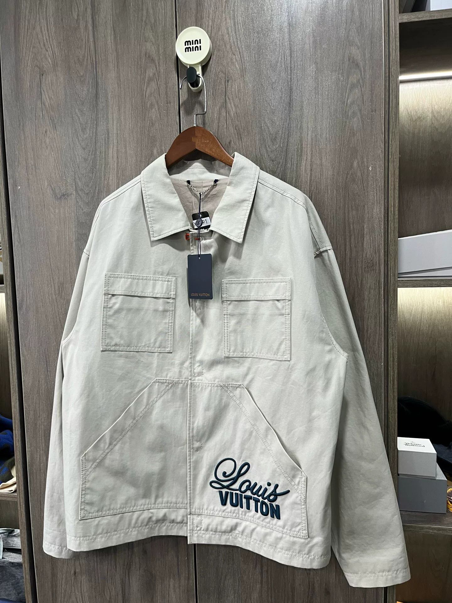 Louis Vuitton Louis Vuitton Embroidered Logo Utility Jacket Size US M / EU 48-50 / 2 - 6 Thumbnail