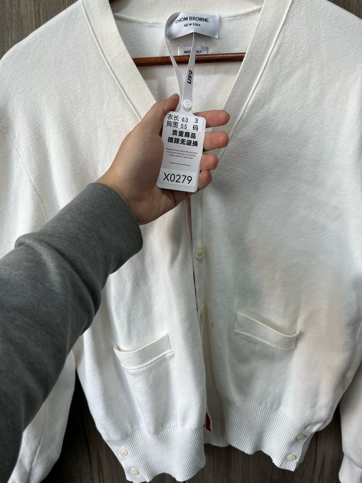 Thom Browne Thom Browne TB Stripe Cardigan Size US L / EU 52-54 / 3 - 8 Thumbnail