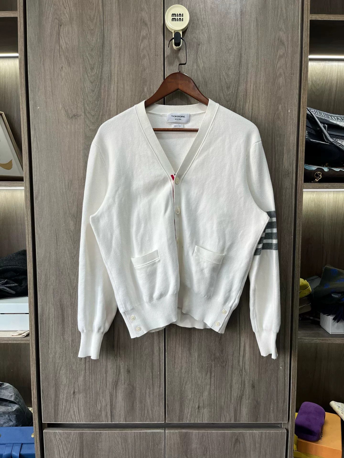 Thom Browne Thom Browne TB Stripe Cardigan Size US L / EU 52-54 / 3 - 2 Thumbnail
