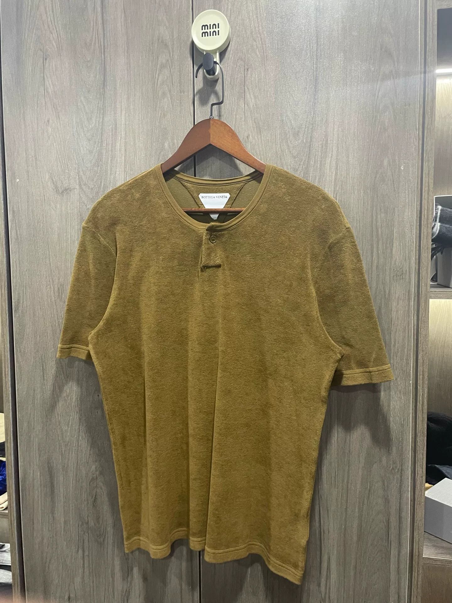 Bottega Veneta Bottega Veneta BV Triangle Logo Terry Tee Size US M / EU 48-50 / 2 - 2 Thumbnail
