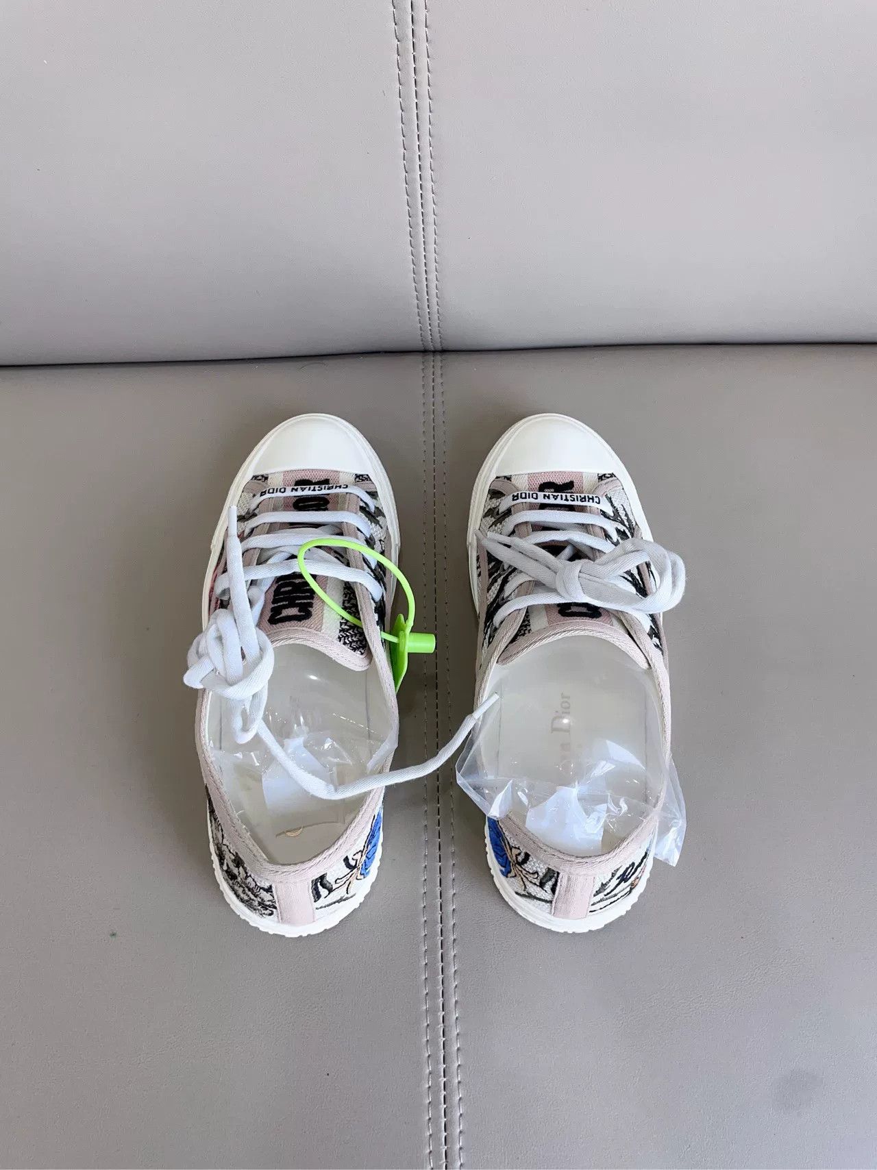 Dior Dior Floral Embroidery Sneakers Size US 4.5 / IT 34.5 - 4 Thumbnail