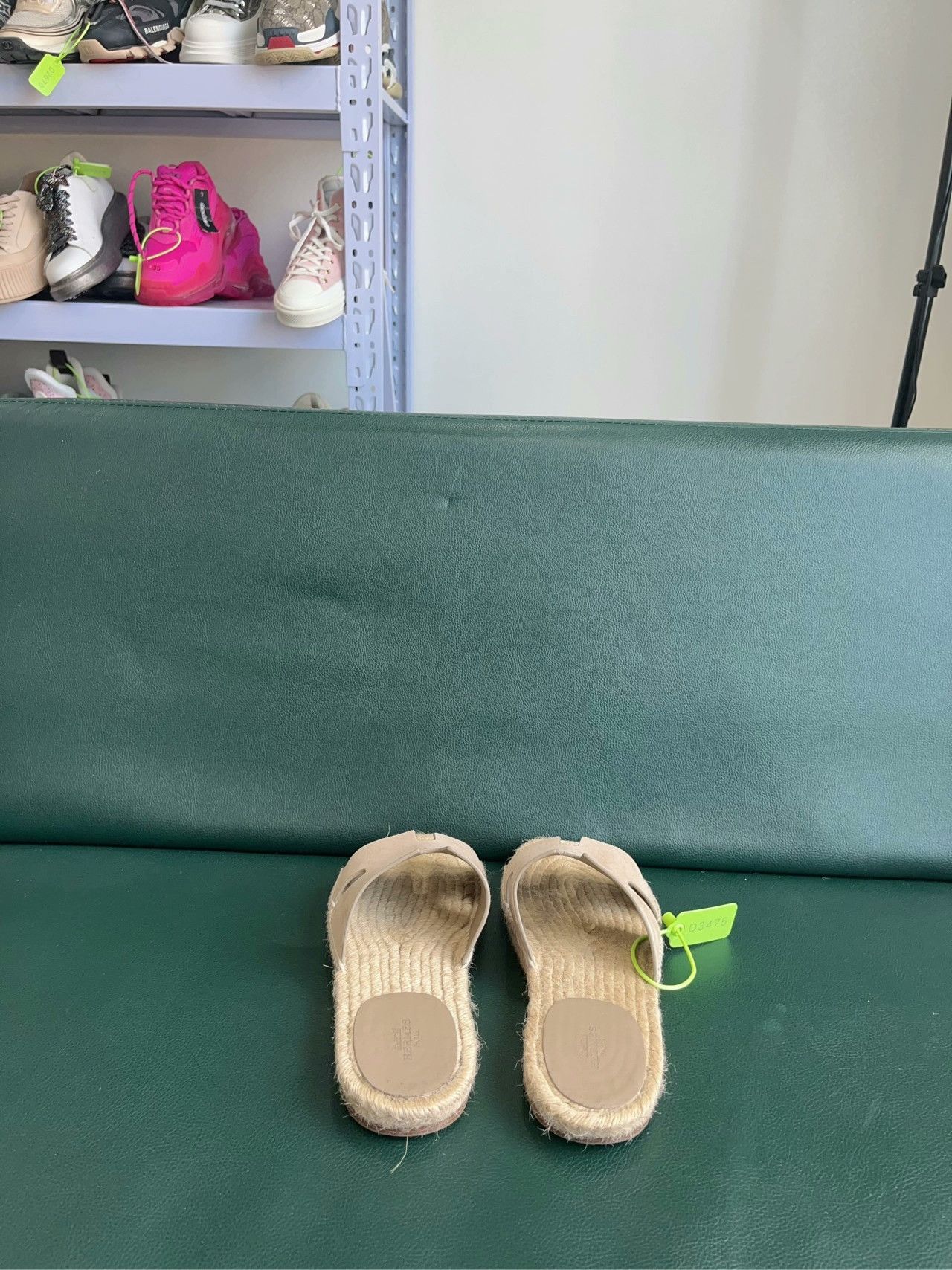 Hermes Hermès Straw Slippers Size 40 Size US 7 / EU 40 - 5 Thumbnail