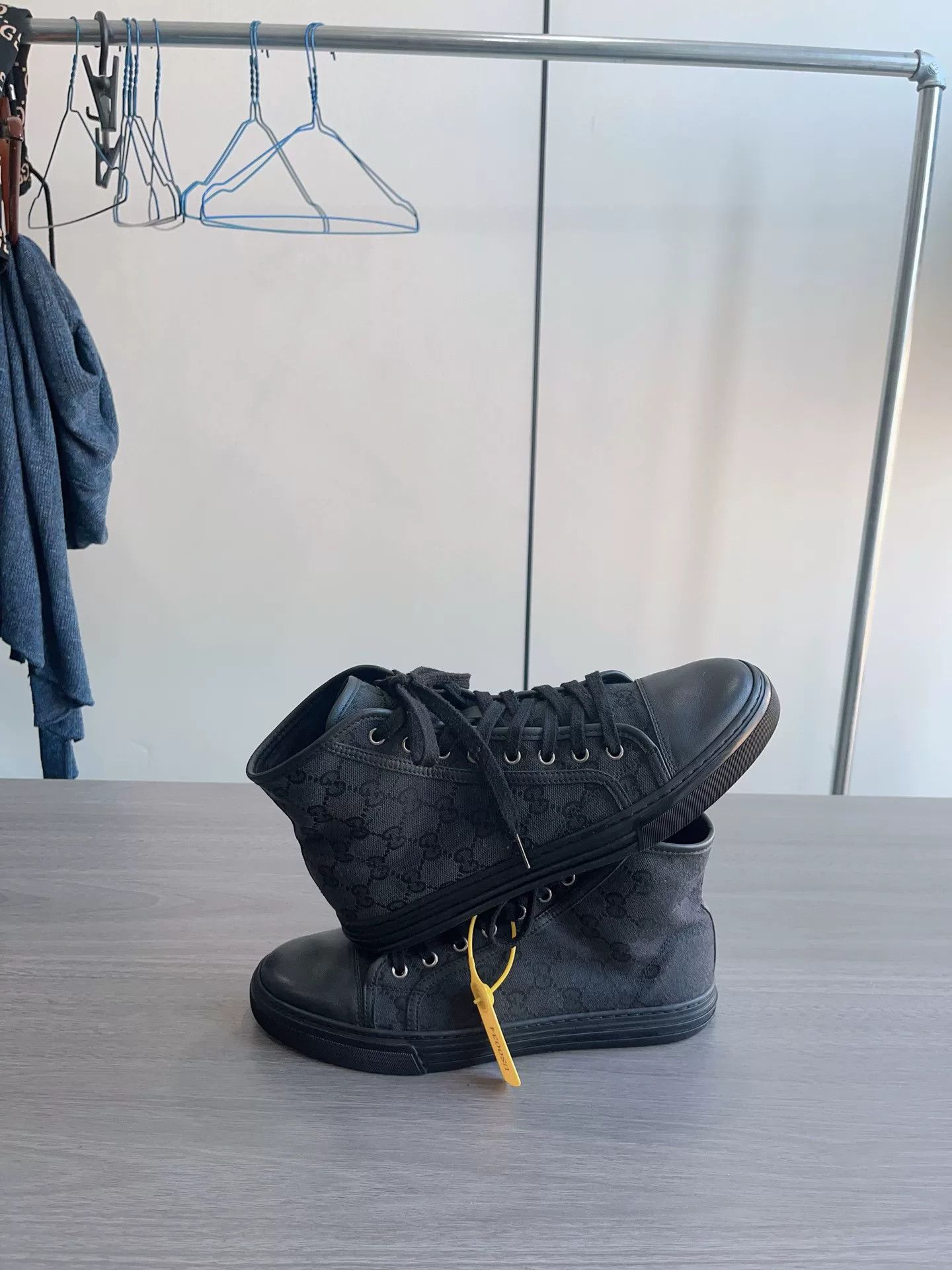 Gucci Gucci High-Top All-Over Print Sneakers Size US 7 / EU 40 - 5 Thumbnail