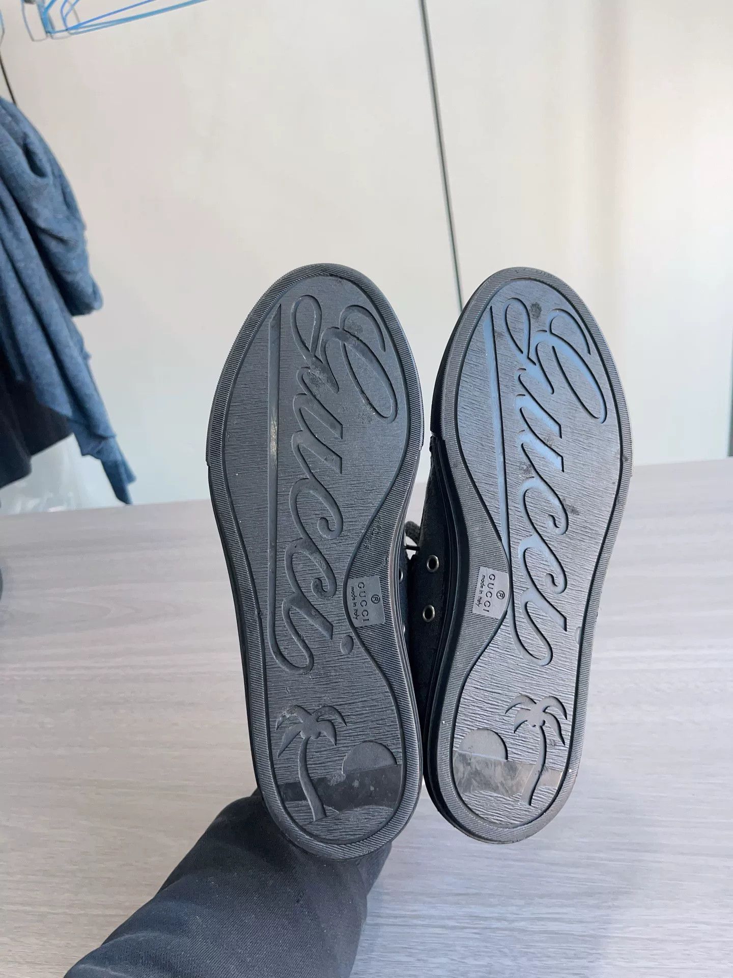 Gucci Gucci High-Top All-Over Print Sneakers Size US 7 / EU 40 - 8 Thumbnail