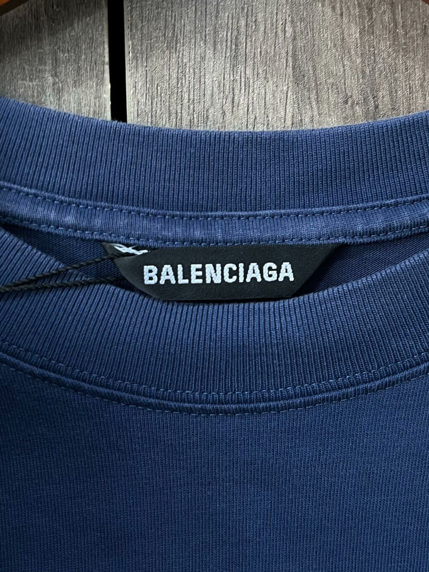 Balenciaga Balenciaga Double B Embroidery Short Sleeve Size US L / EU 52-54 / 3 - 7 Thumbnail