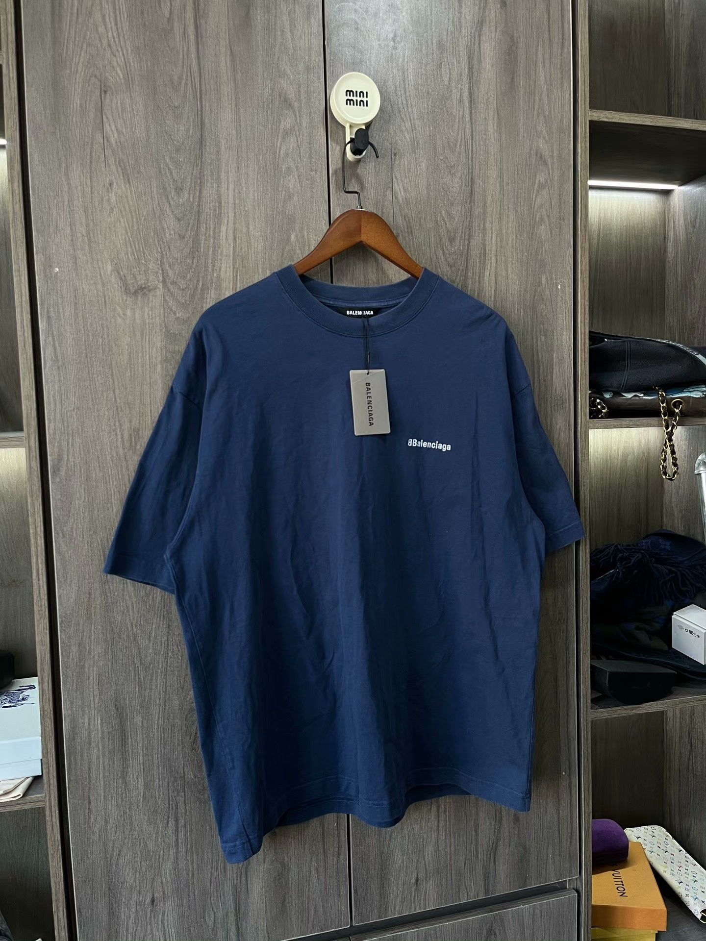 Balenciaga Balenciaga Double B Embroidery Short Sleeve Size US L / EU 52-54 / 3 - 4 Thumbnail