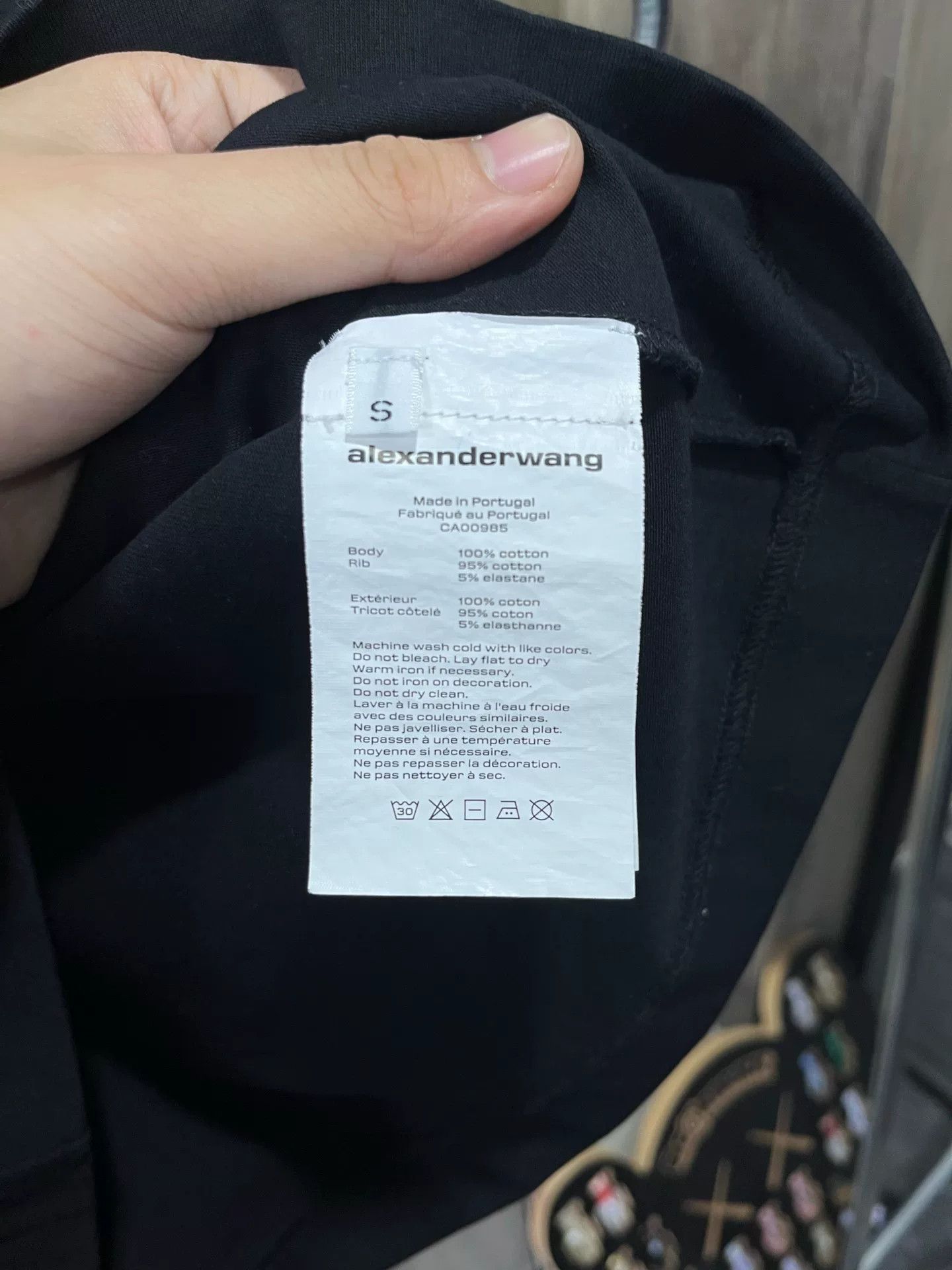 Alexander Wang Alexander Wang Men's Cotton Logo Saw Blade T-Shirt Size US S / EU 44-46 / 1 - 5 Thumbnail