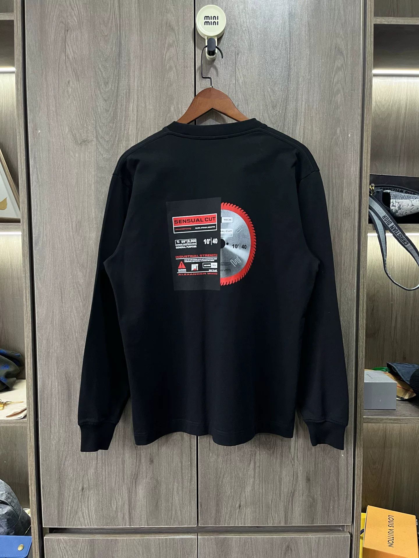 Alexander Wang Alexander Wang Men's Cotton Logo Saw Blade T-Shirt Size US S / EU 44-46 / 1 - 2 Thumbnail