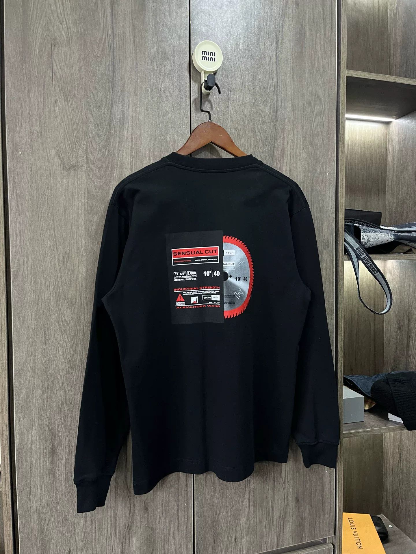 Alexander Wang Alexander Wang Men's Cotton Logo Saw Blade T-Shirt Size US S / EU 44-46 / 1 - 7 Thumbnail