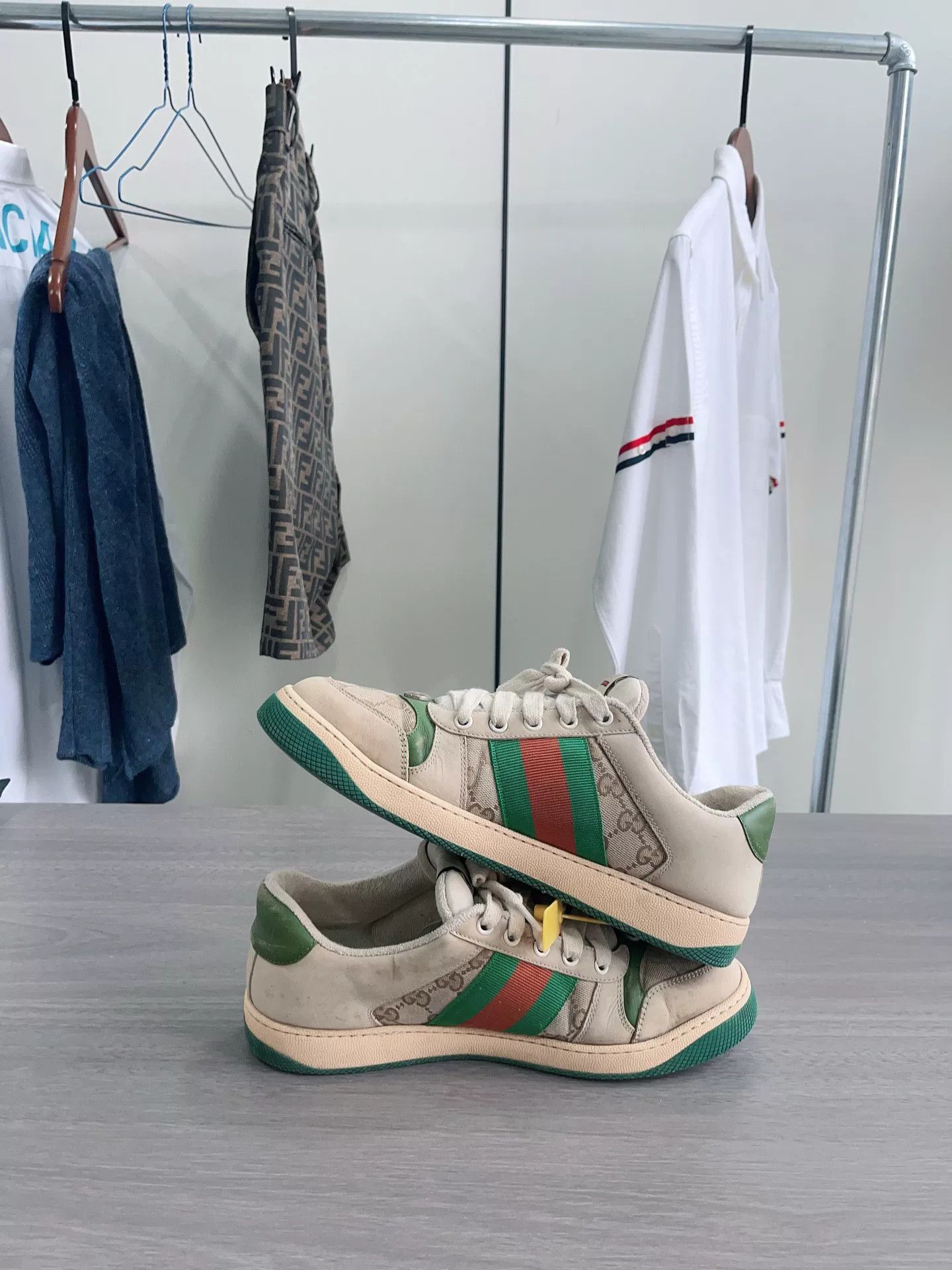 Gucci Gucci Distressed Sneakers Size 41.5 Size US 8.5 / EU 41-42 - 5 Thumbnail