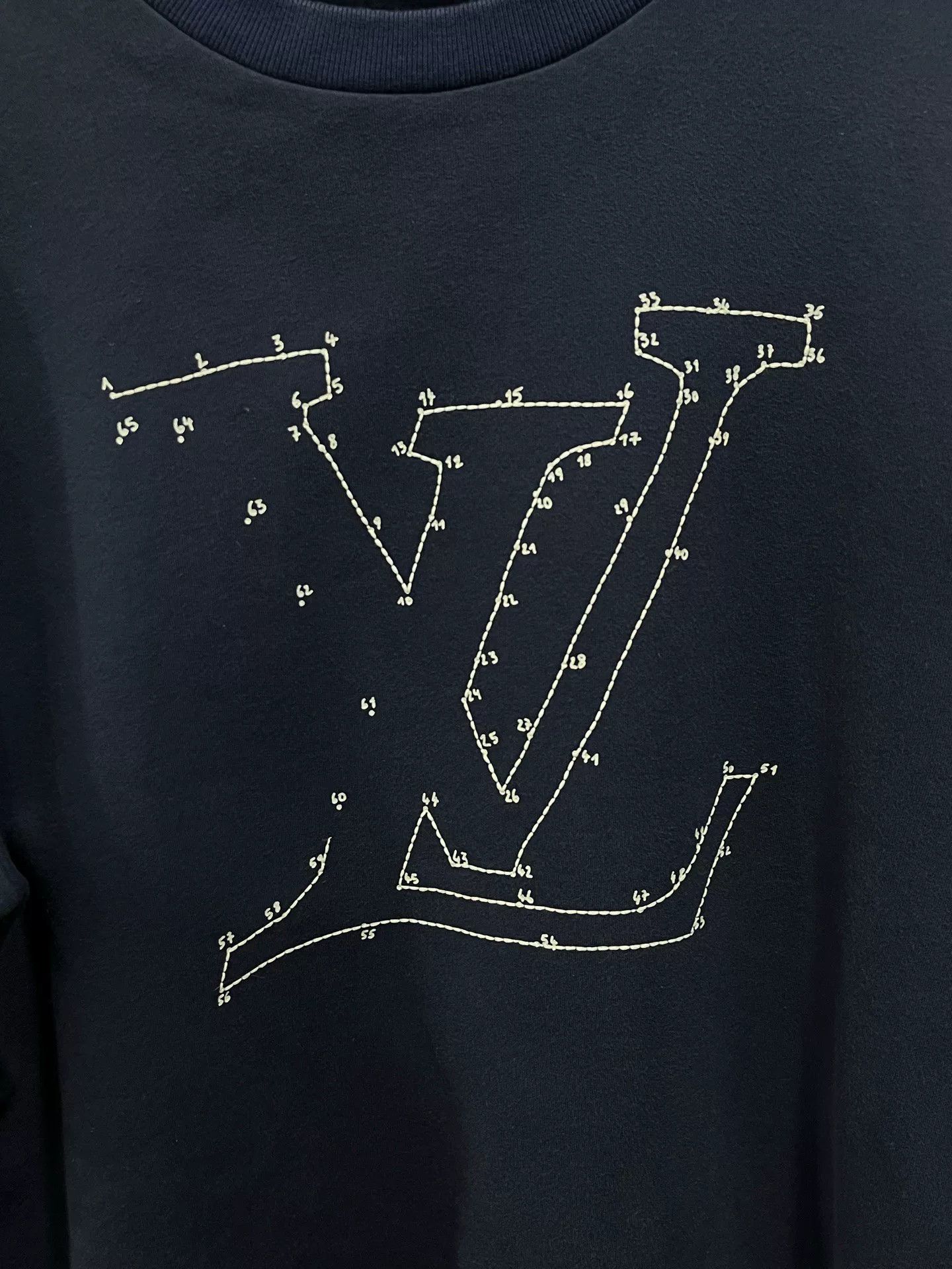 Louis Vuitton Louis Vuitton LV Embroidered Sweatshirt M Size US M / EU 48-50 / 2 - 3 Thumbnail