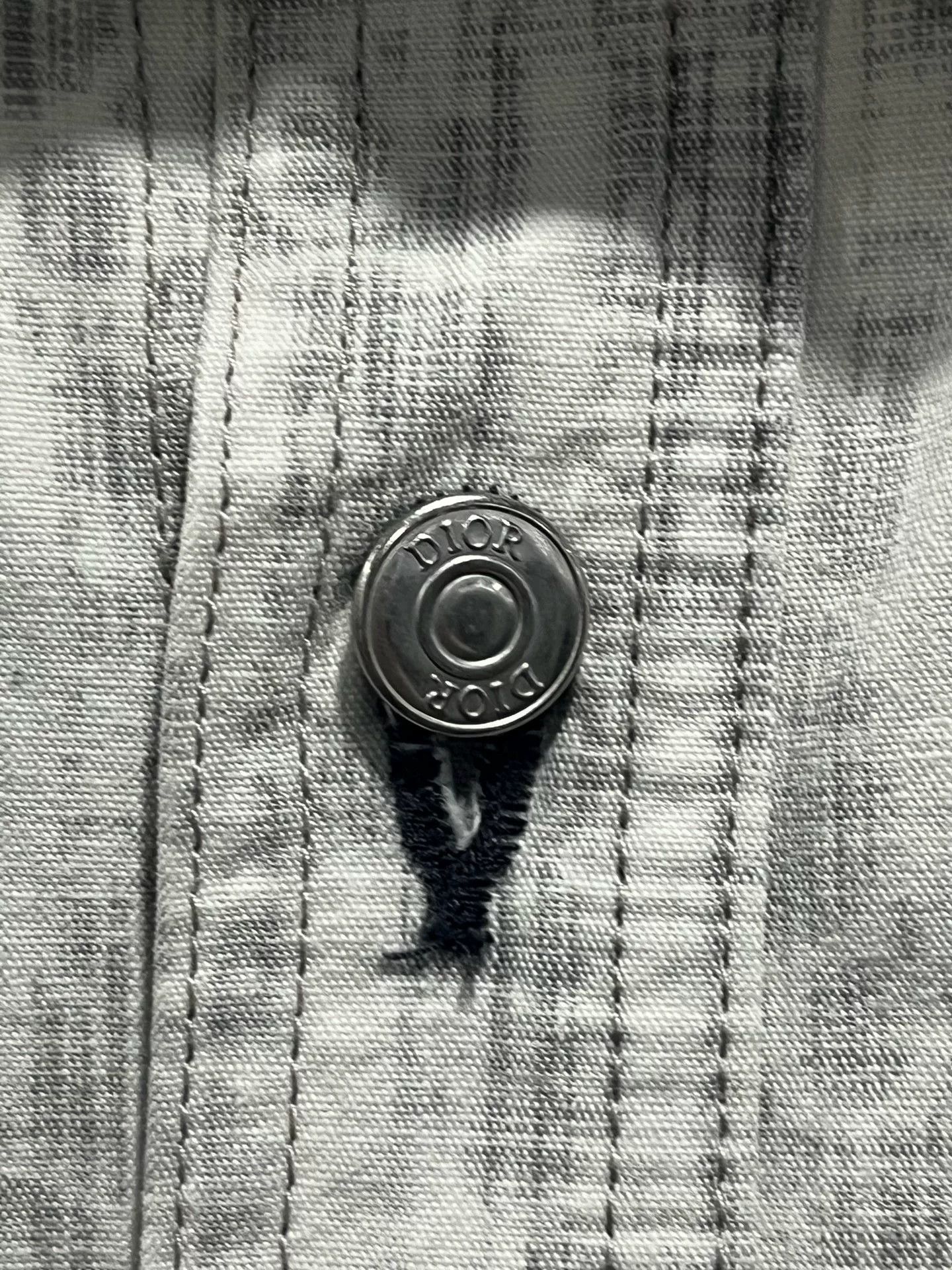 Dior Dior Monogram Distressed Shirt Size S / US 4 / IT 40 - 5 Thumbnail
