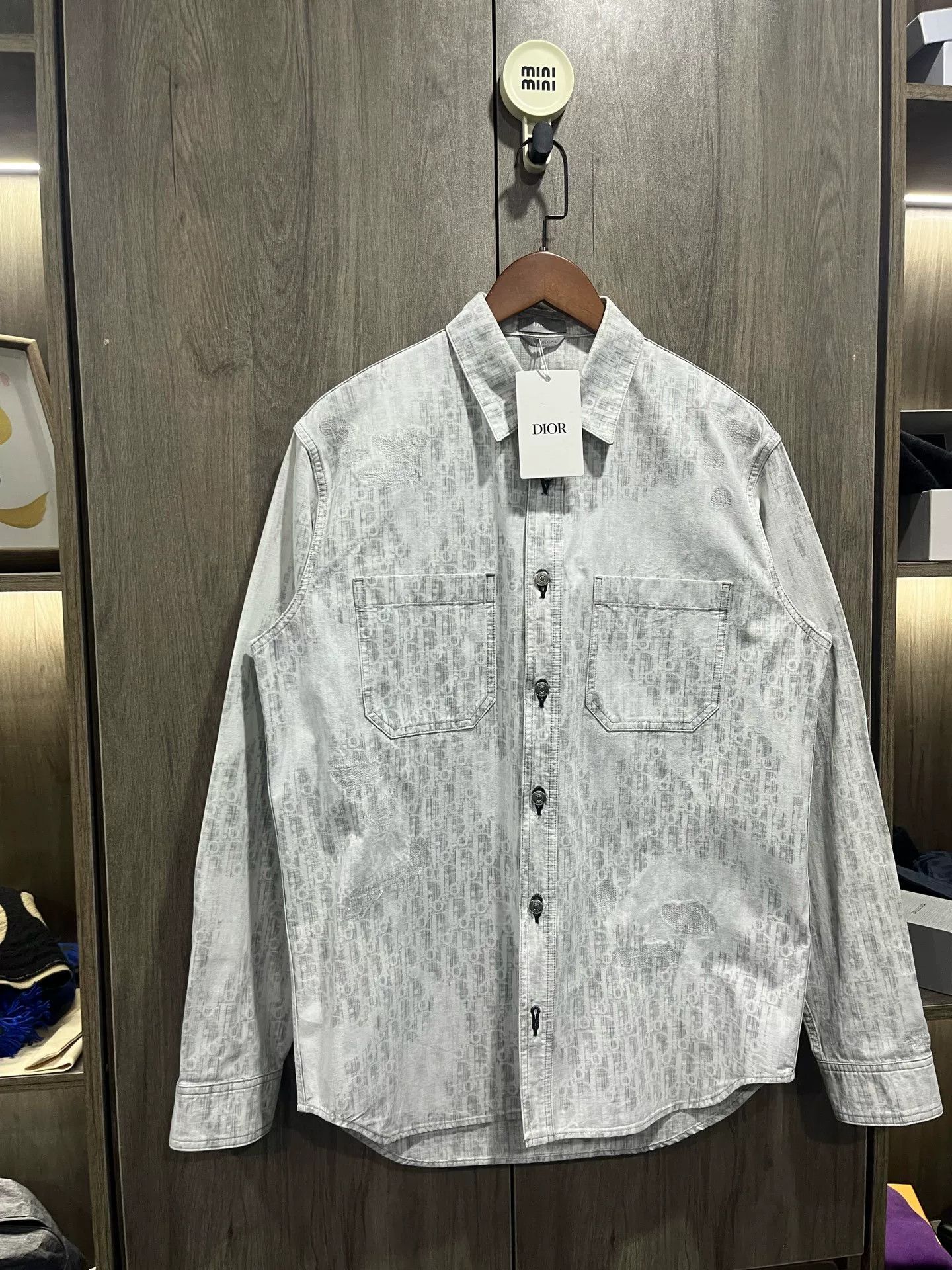 Dior Dior Monogram Distressed Shirt Size S / US 4 / IT 40 - 2 Thumbnail