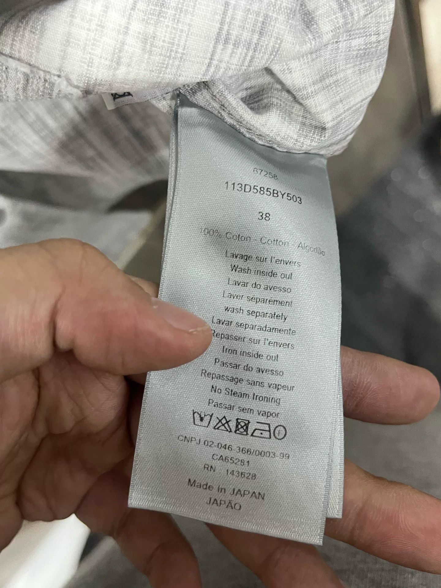 Dior Dior Monogram Distressed Shirt Size S / US 4 / IT 40 - 9 Thumbnail