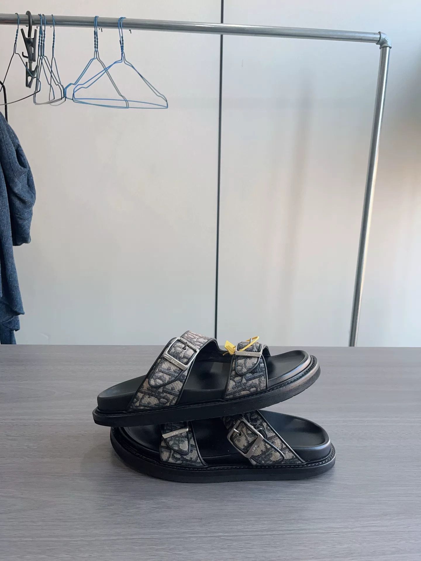 Dior Dior Printed Slide Sandals Size 40 Size US 7 / EU 40 - 6 Thumbnail