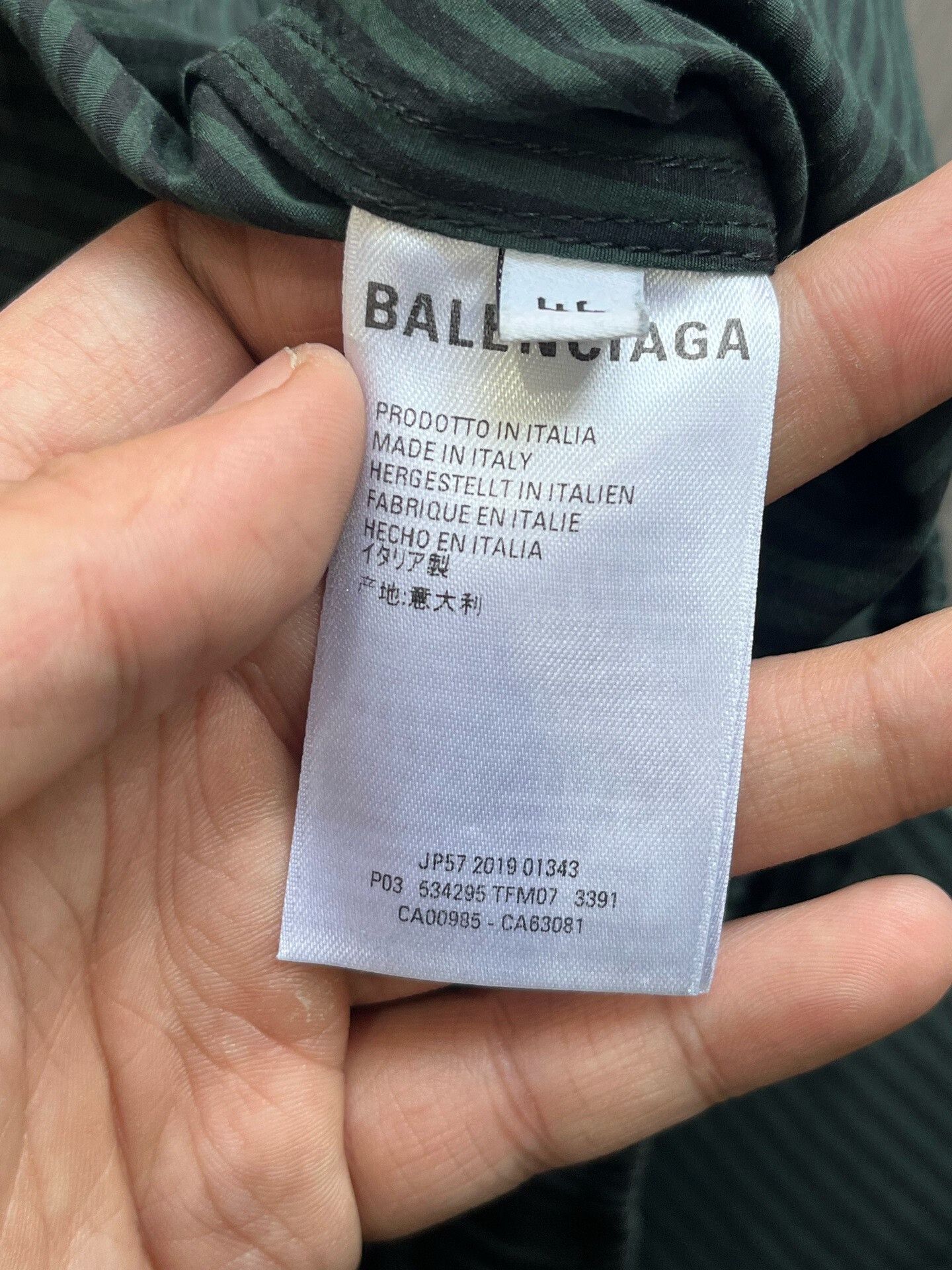 Balenciaga Balenciaga Striped Cargo Pants Size US 30 / EU 46 - 7 Thumbnail