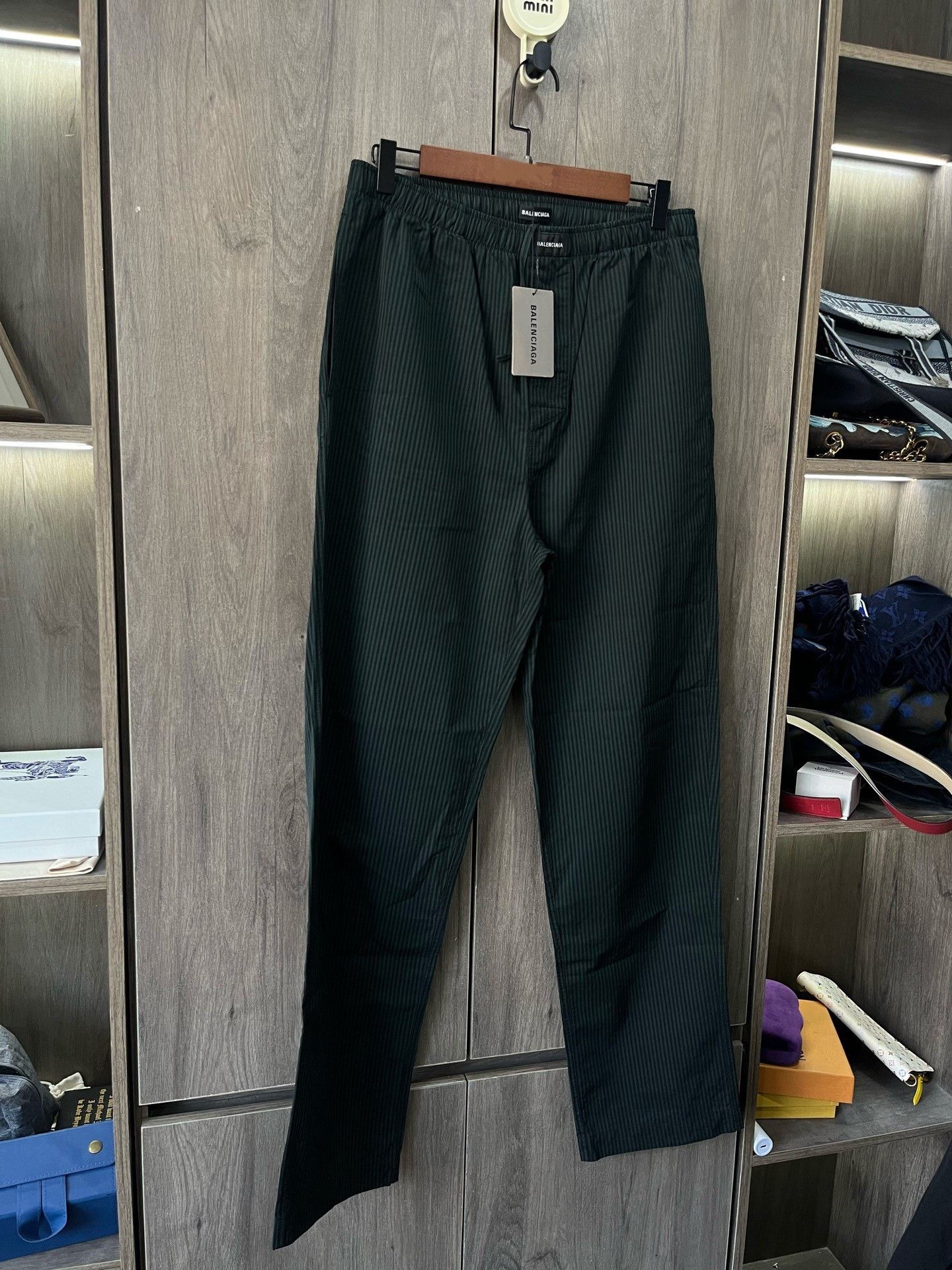 Balenciaga Balenciaga Striped Cargo Pants Size US 30 / EU 46 - 2 Thumbnail