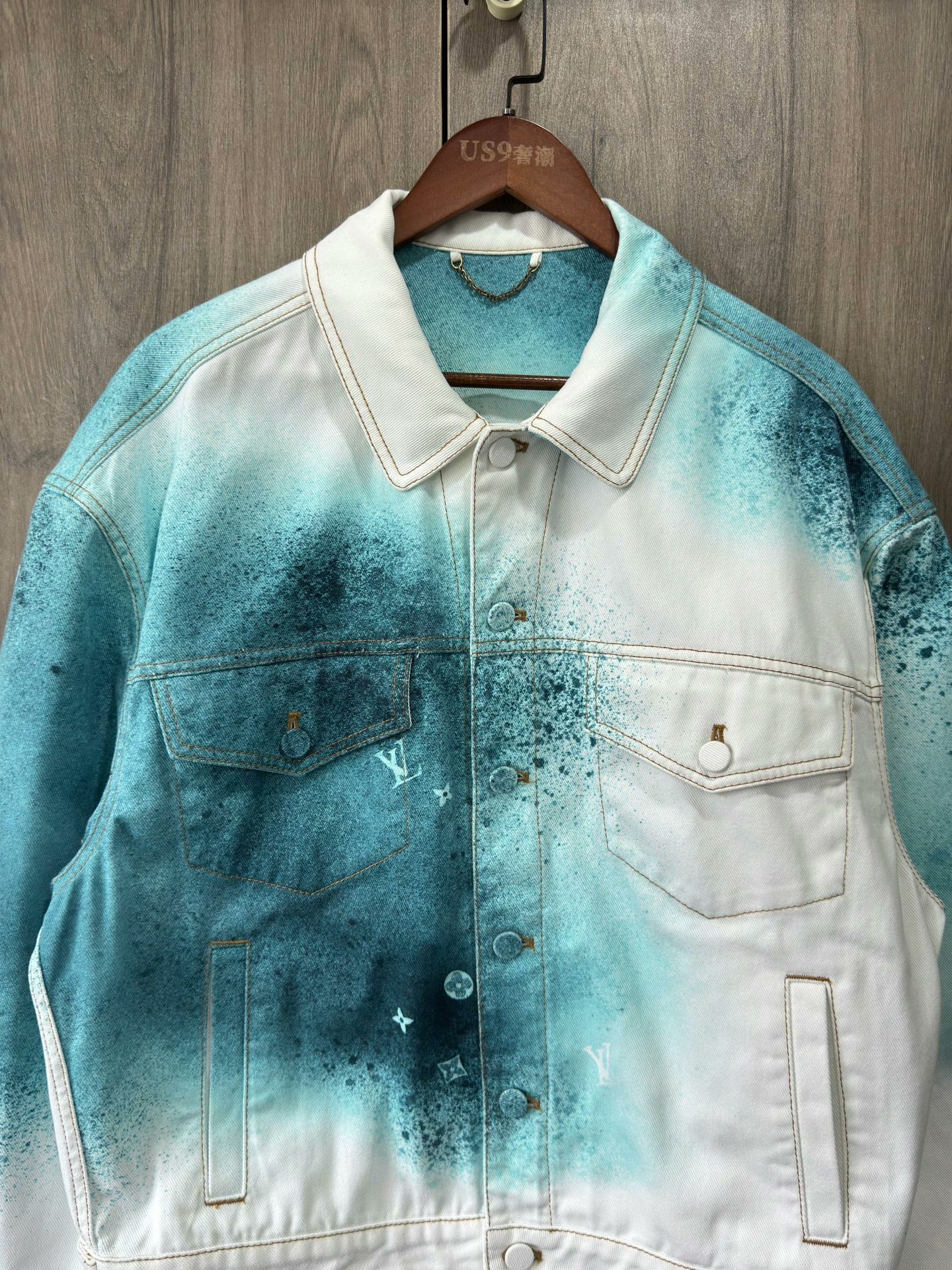 Louis Vuitton Louis Vuitton Starry Monogram Denim Jacket Size US L / EU 52-54 / 3 - 8 Thumbnail