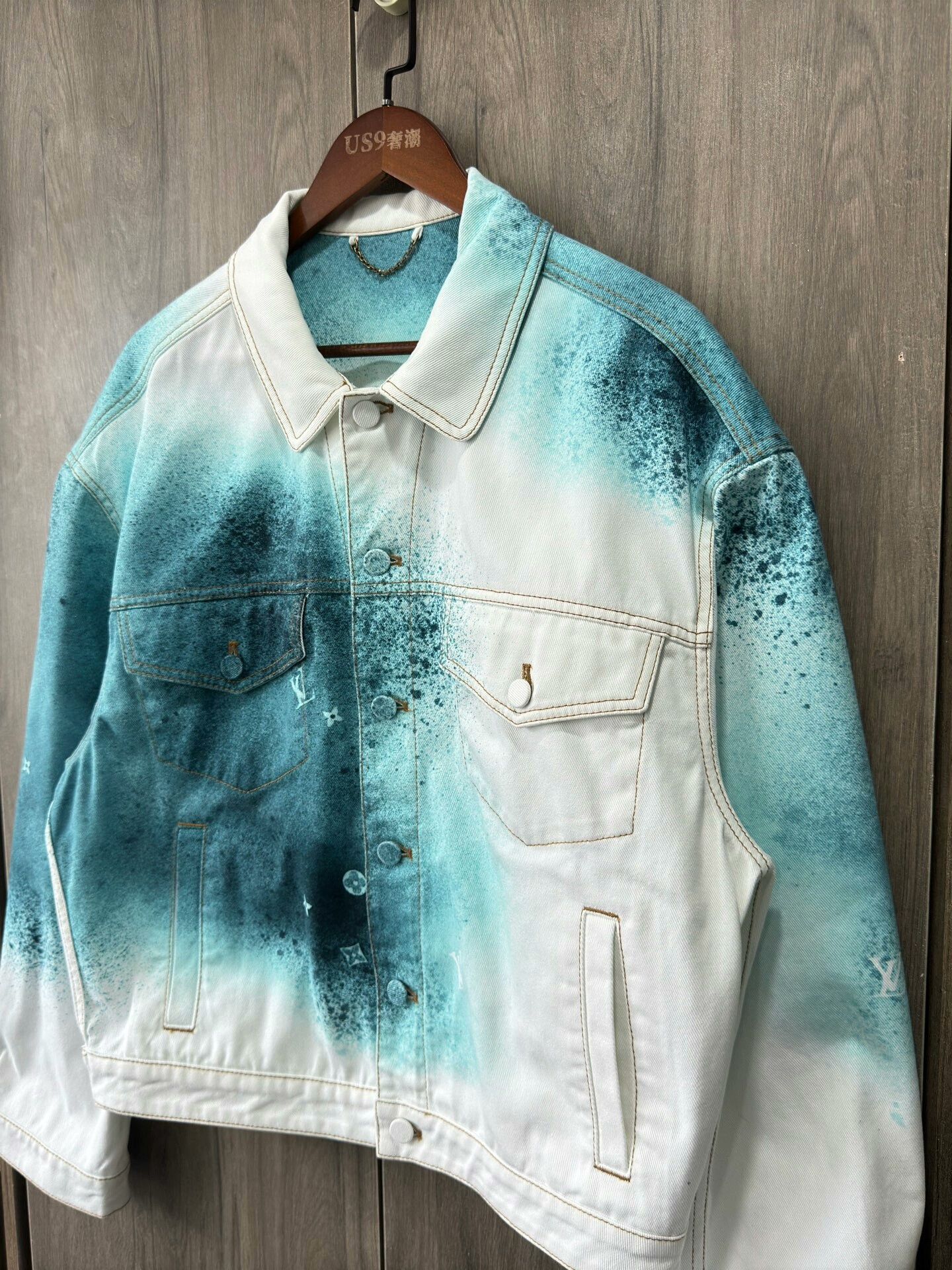 Louis Vuitton Louis Vuitton Starry Monogram Denim Jacket Size US L / EU 52-54 / 3 - 6 Thumbnail