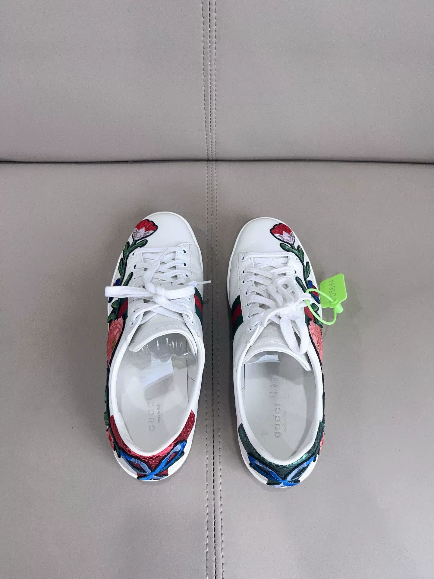 Gucci Gucci Coral Snake White Sneakers Size US 8 / IT 38 - 4 Thumbnail