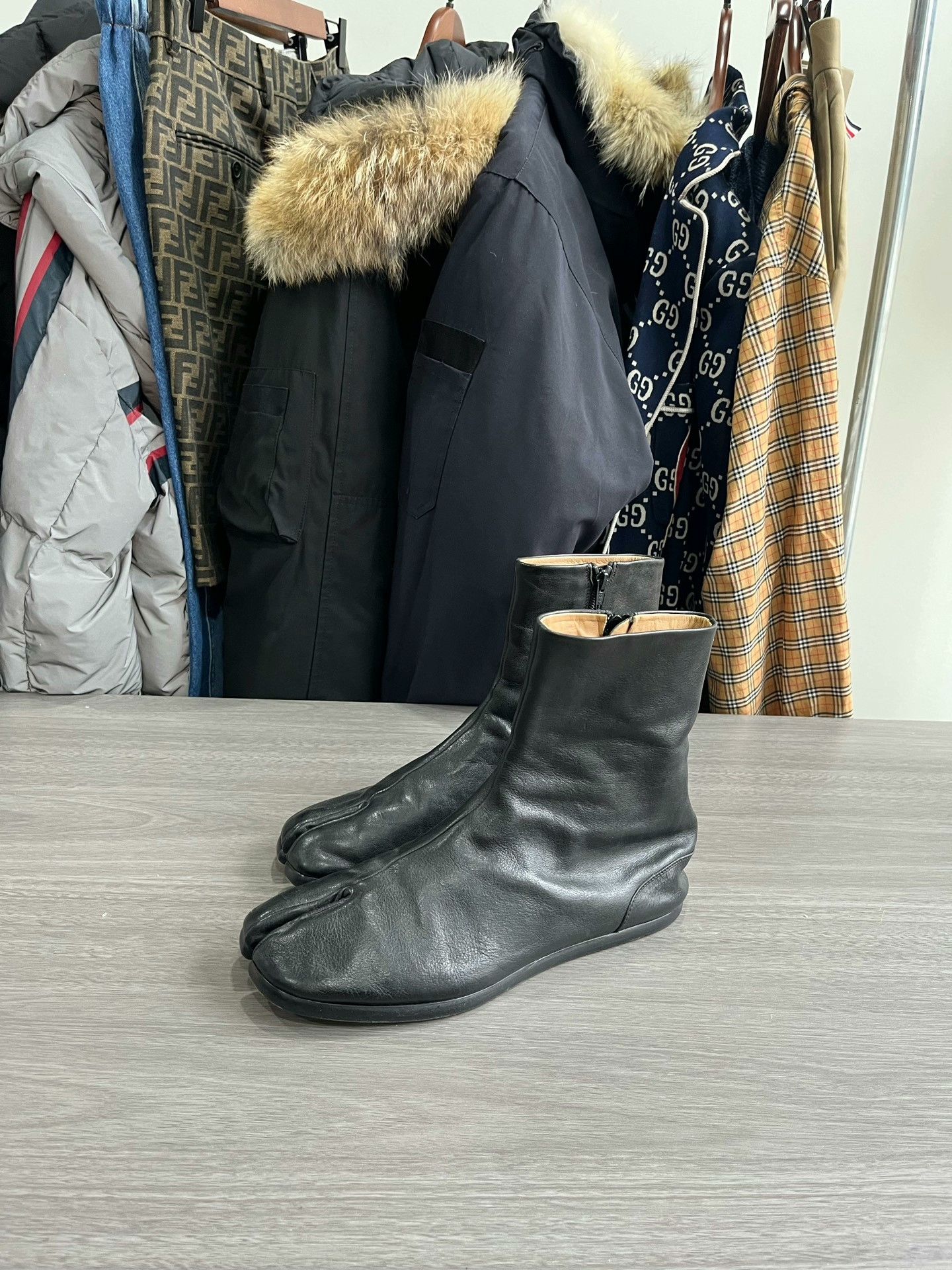 Maison Margiela Maison Margiela Tabi Flat Ankle Boots Size US 8 / EU 41 - 4 Thumbnail