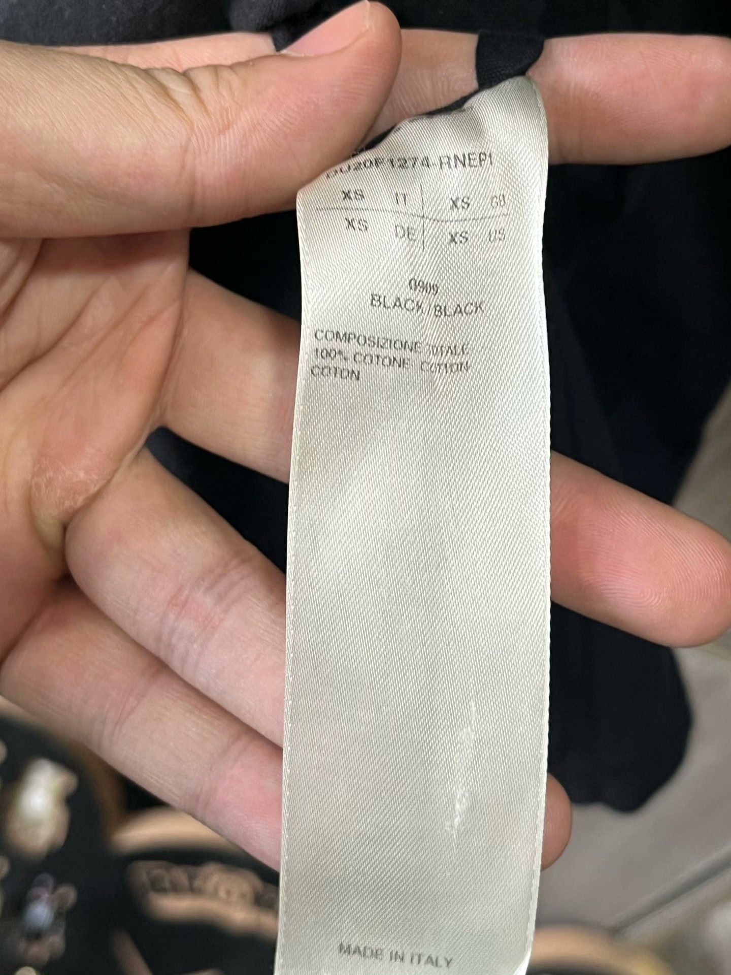 Rick Owens Drkshdw Rick Owens Drkshdw Flocked Letter Tee Size US XS / EU 42 / 0 - 9 Thumbnail