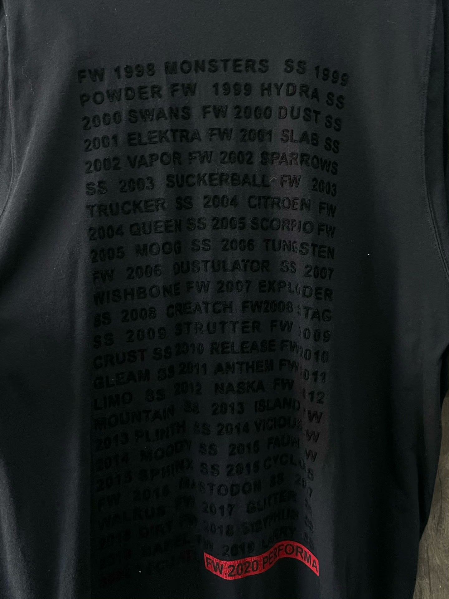Rick Owens Drkshdw Rick Owens Drkshdw Flocked Letter Tee Size US XS / EU 42 / 0 - 7 Thumbnail
