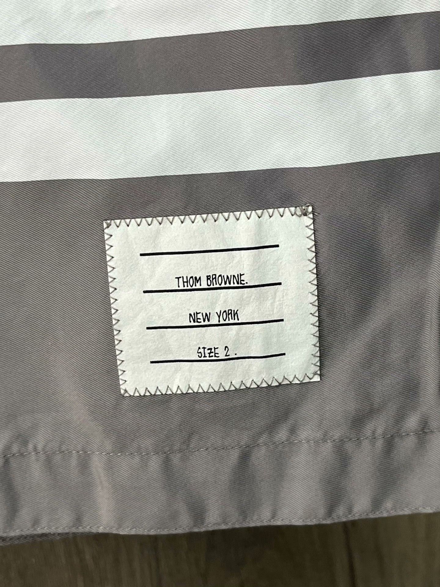 Thom Browne Thom Browne Four Stripe Nylon Shorts Size US 26 / EU 42 - 6 Thumbnail