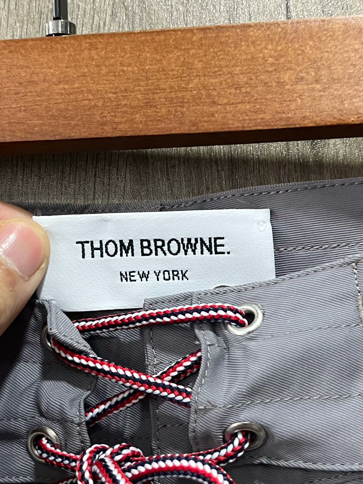 Thom Browne Thom Browne Four Stripe Nylon Shorts Size US 26 / EU 42 - 7 Thumbnail