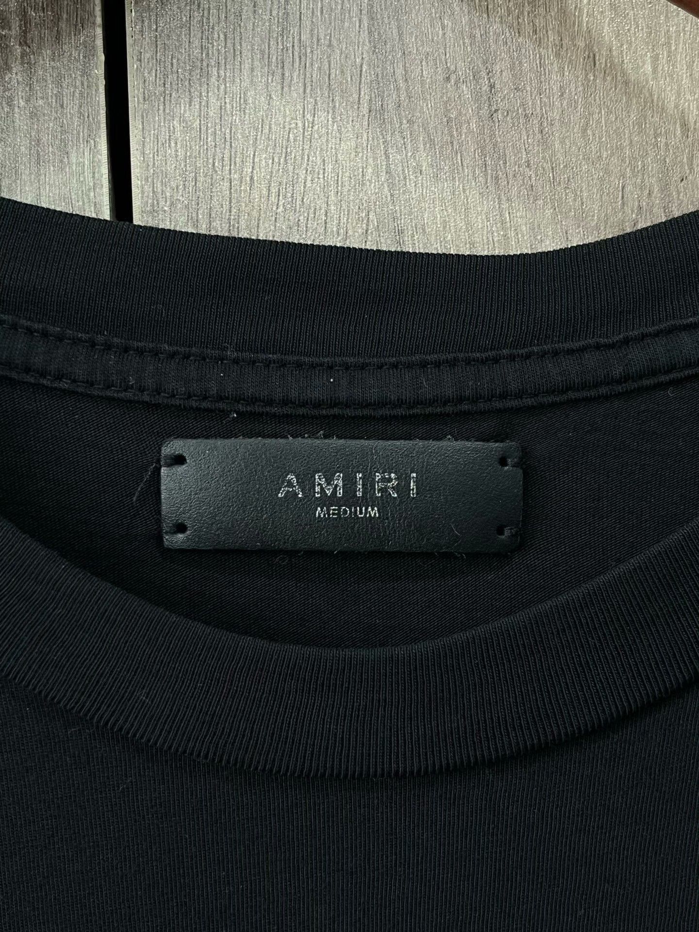Amiri Amiri Black Pink Short Sleeve T-shirt Size US M / EU 48-50 / 2 - 4 Thumbnail