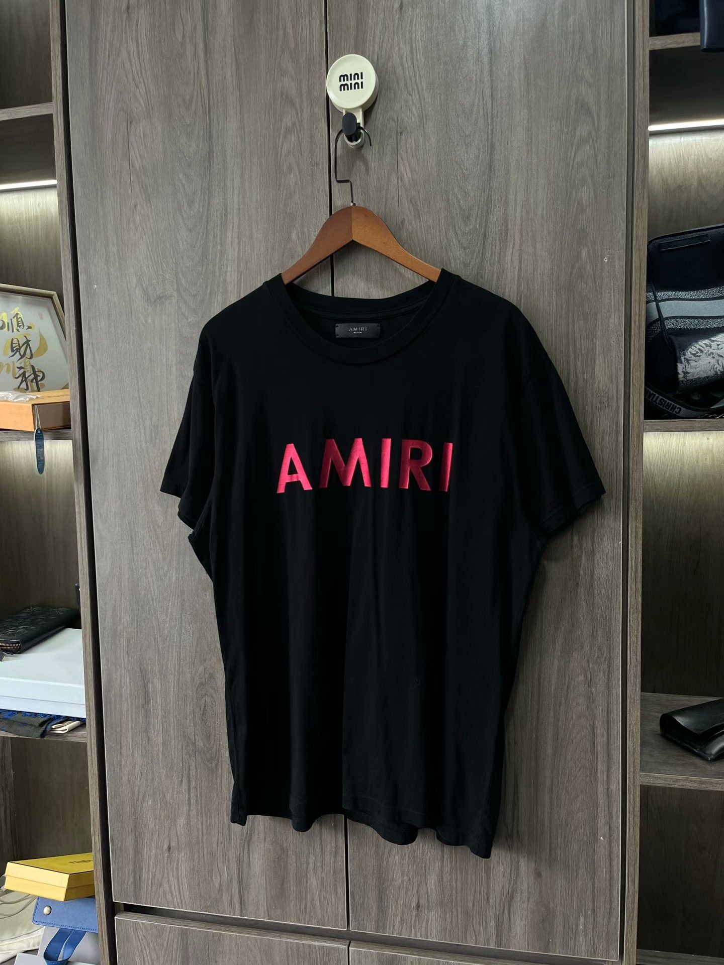 Amiri Amiri Black Pink Short Sleeve T-shirt Size US M / EU 48-50 / 2 - 3 Thumbnail