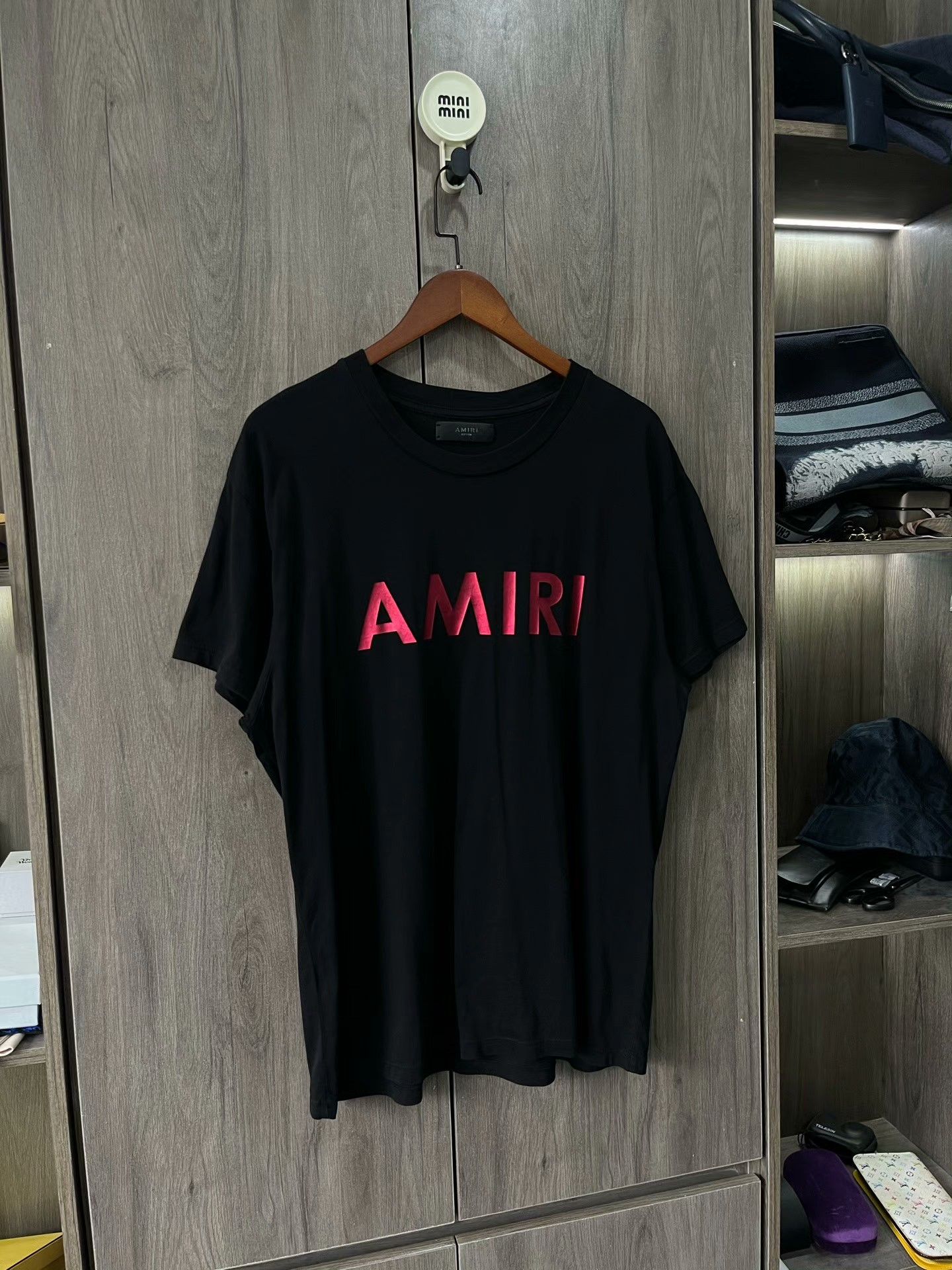 Amiri Amiri Black Pink Short Sleeve T-shirt Size US M / EU 48-50 / 2 - 8 Thumbnail