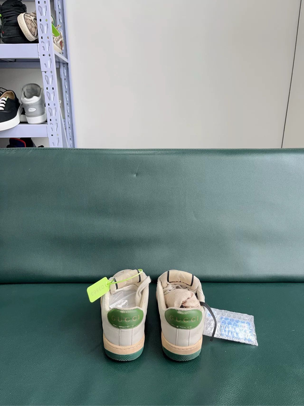 Gucci Gucci Red Green Dirty Shoes Size US 5 / IT 35 - 6 Thumbnail
