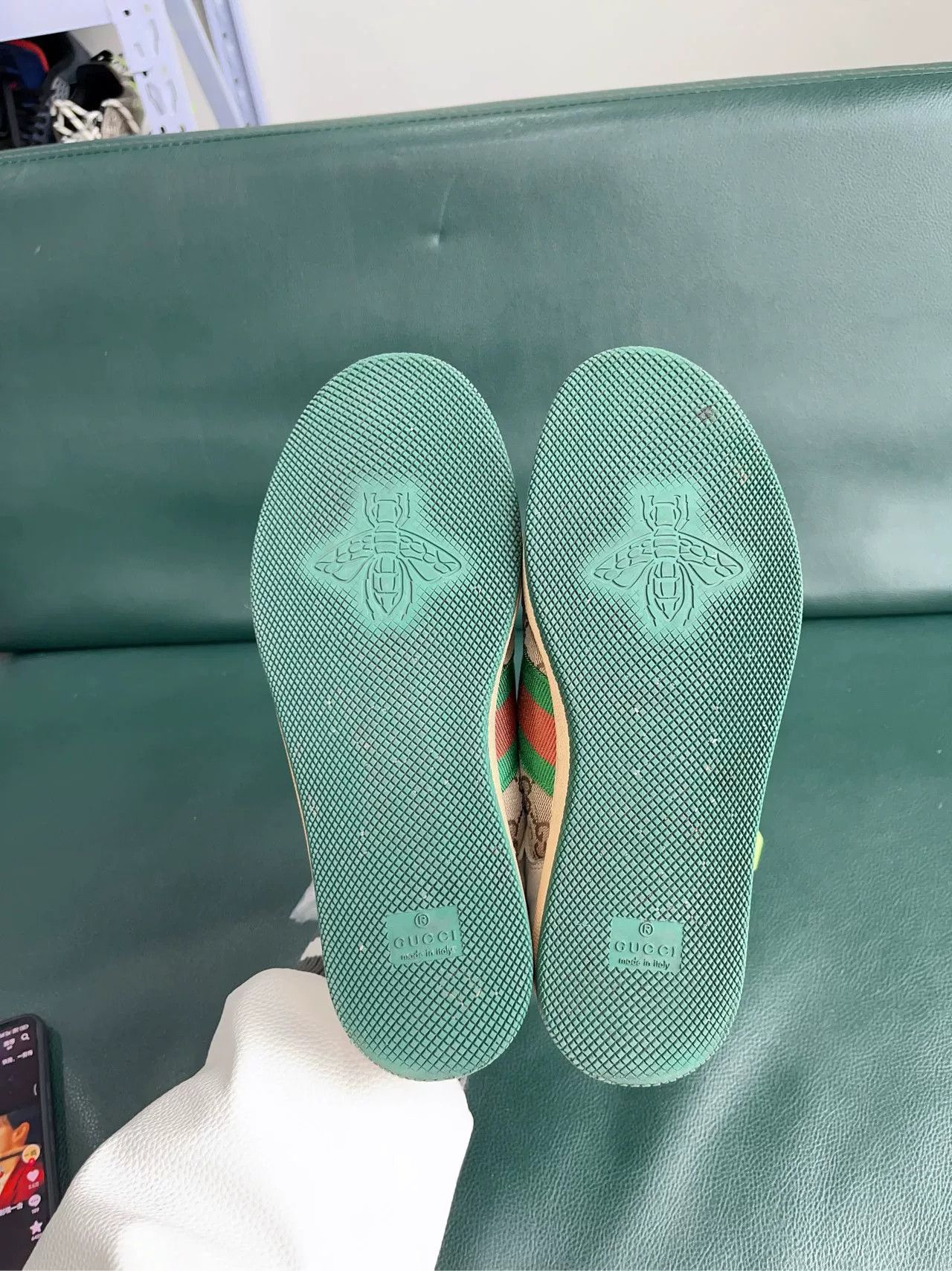 Gucci Gucci Red Green Dirty Shoes Size US 5 / IT 35 - 8 Thumbnail