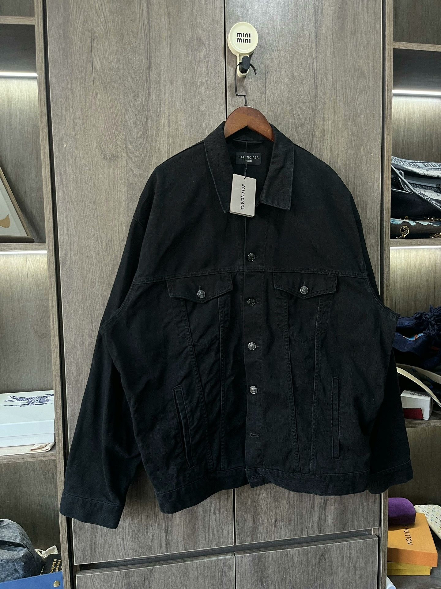 Balenciaga Balenciaga Masking Tape Cola Denim Jacket Size US S / EU 44-46 / 1 - 4 Thumbnail