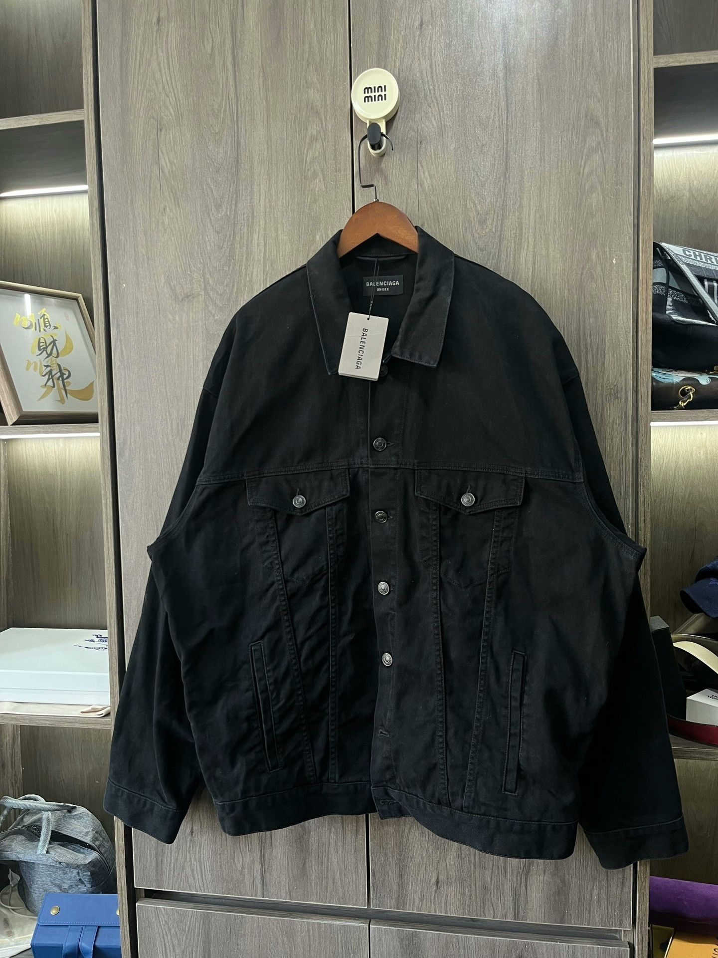 Balenciaga Balenciaga Masking Tape Cola Denim Jacket Size US S / EU 44-46 / 1 - 5 Thumbnail