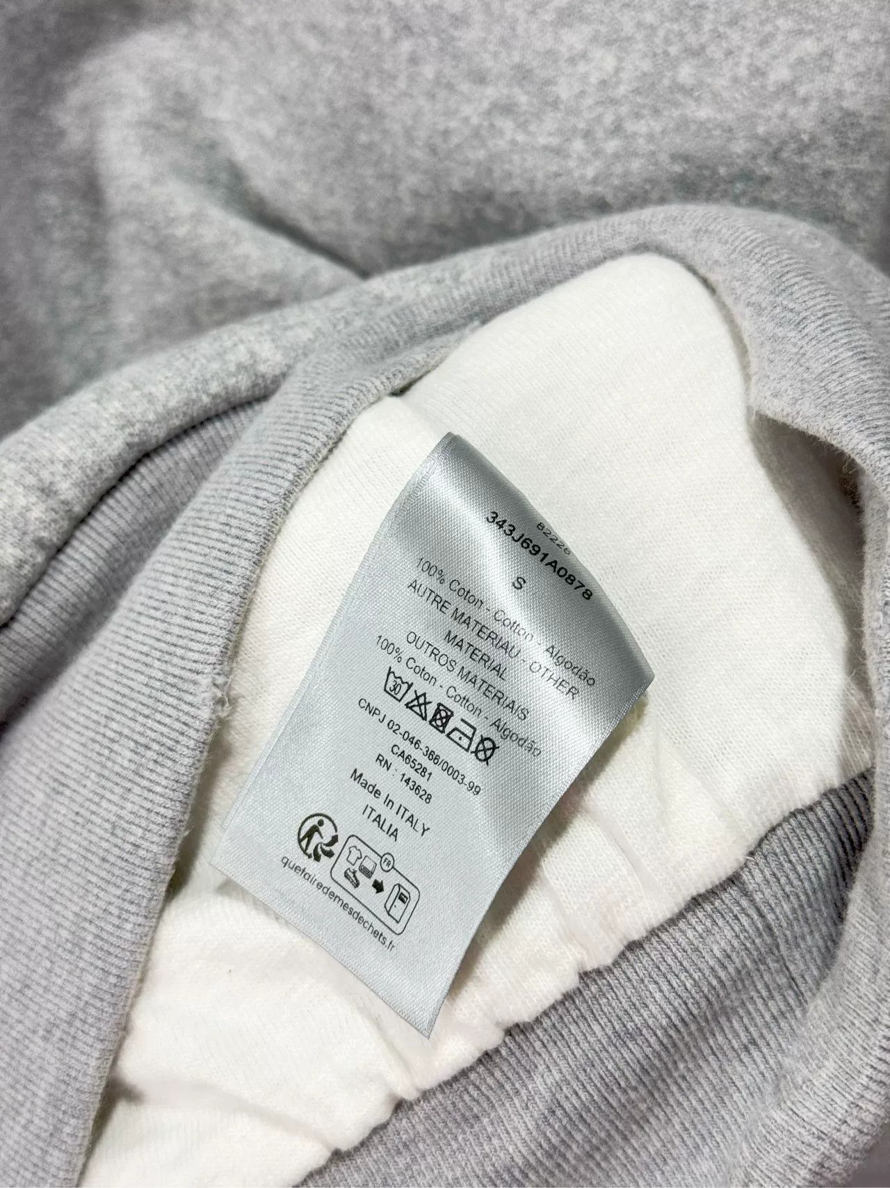 Dior Dior Vintage Slogan Distressed Gray Hoodie Size US S / EU 44-46 / 1 - 9 Thumbnail