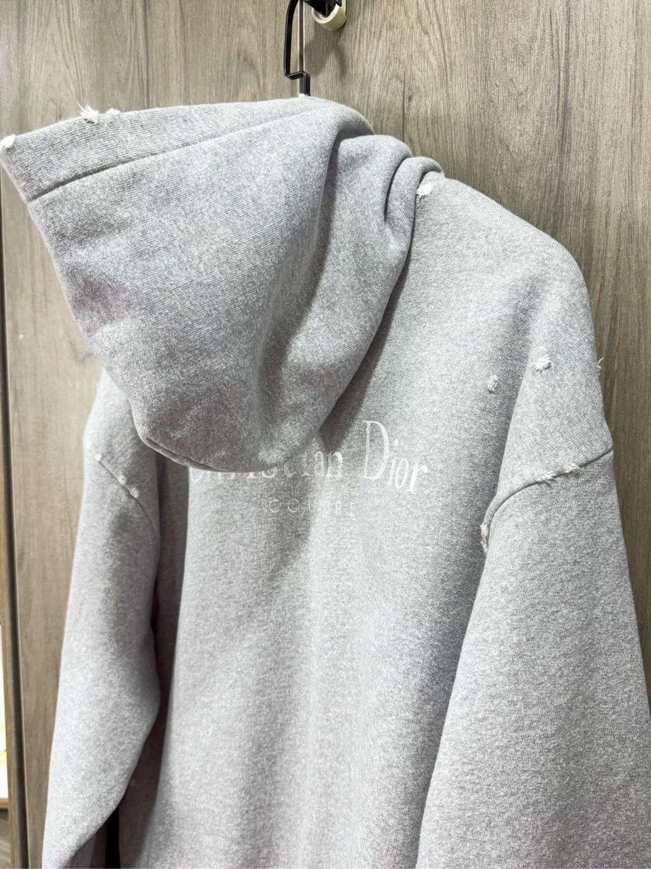 Dior Dior Vintage Slogan Distressed Gray Hoodie Size US S / EU 44-46 / 1 - 7 Thumbnail