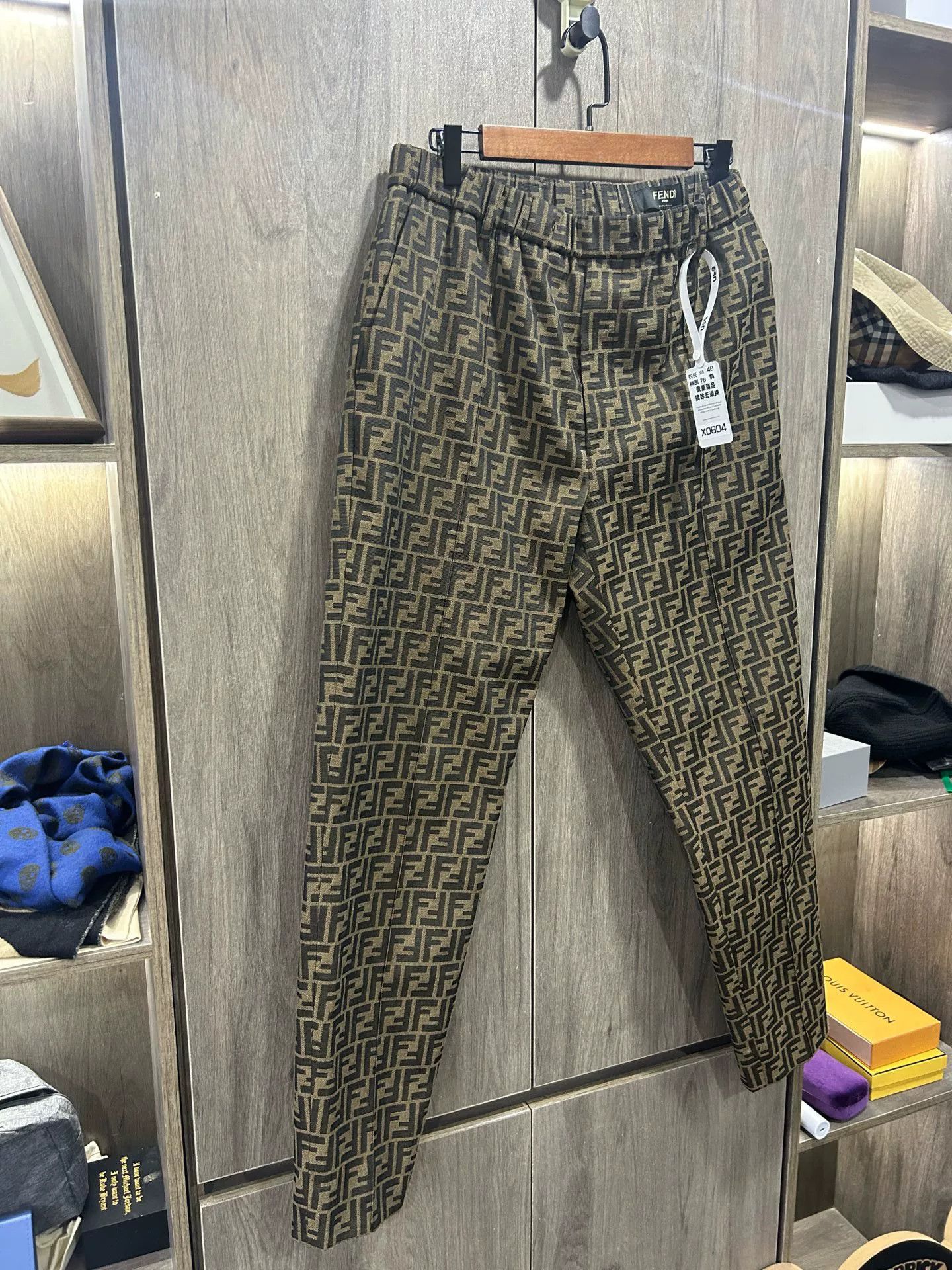 Fendi FENDI Logo All-Over Print Straight Jeans Size US 32 / EU 48 - 2 Thumbnail