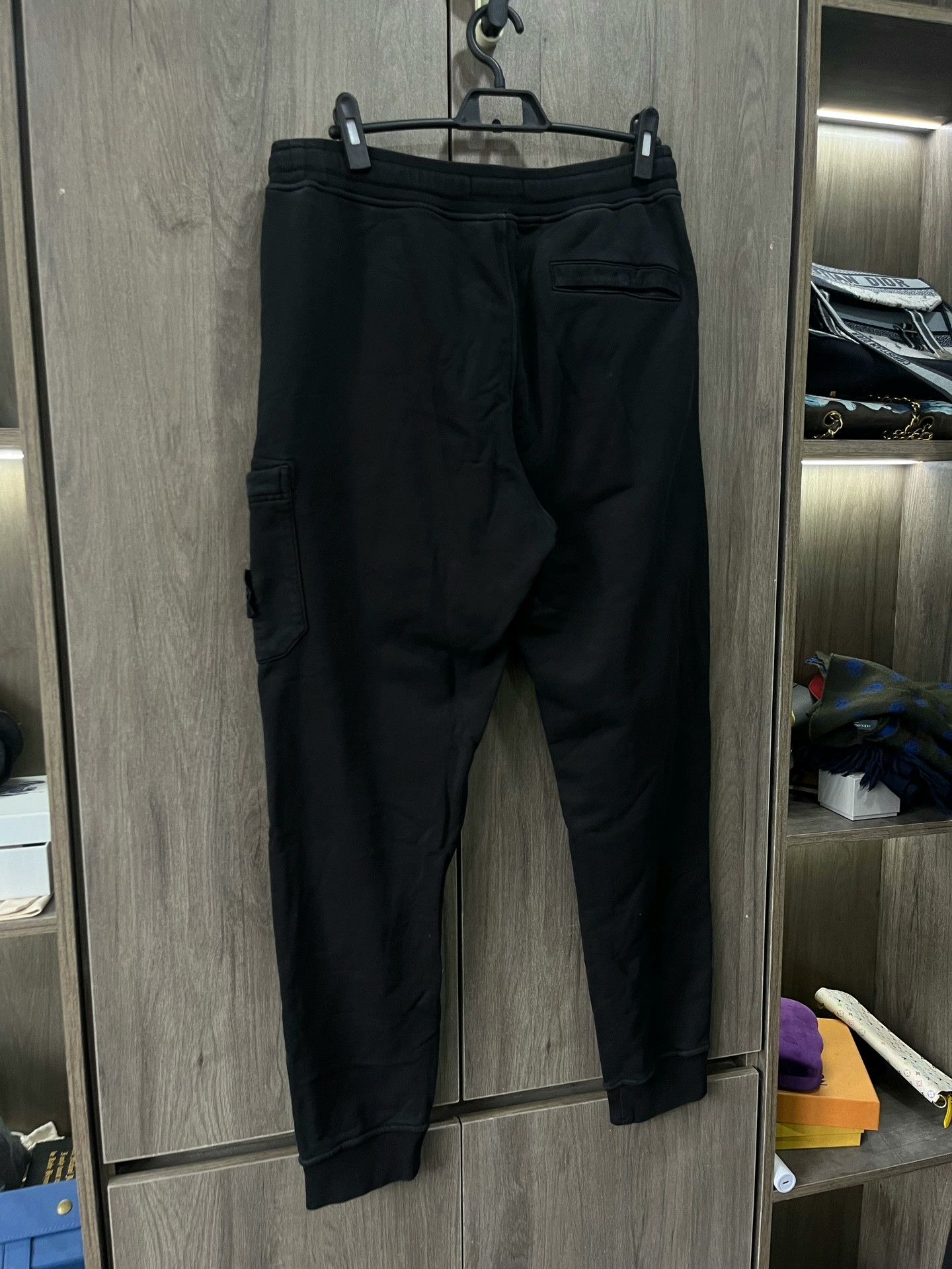 Stone Island Stone Island Solid Logo Patch Cargo Pants Size US 34 / EU 50 - 2 Thumbnail