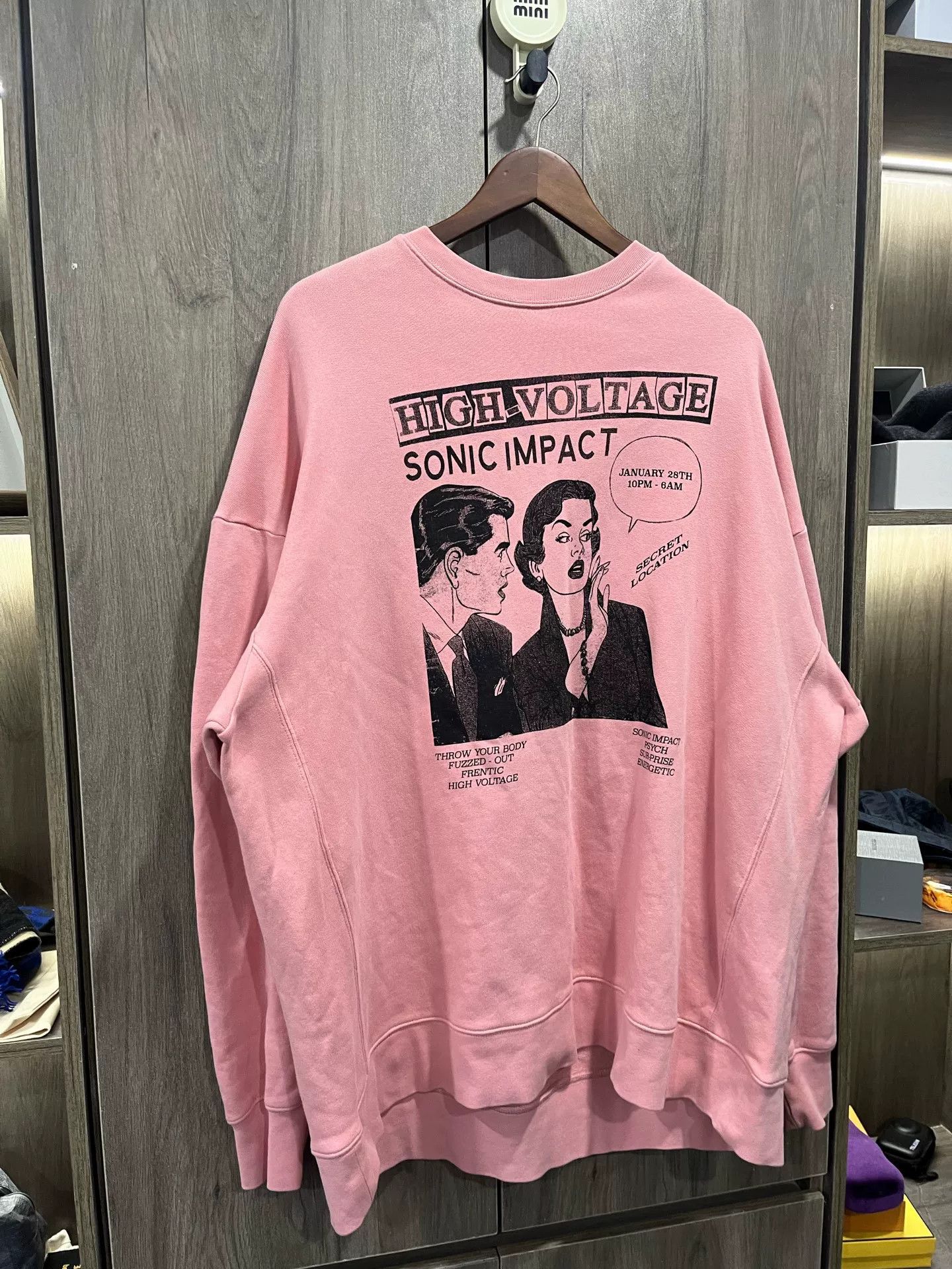 Alexander McQueen Alexander McQueen Pink Sweatshirt Size M / US 6-8 / IT 42-44 - 3 Thumbnail