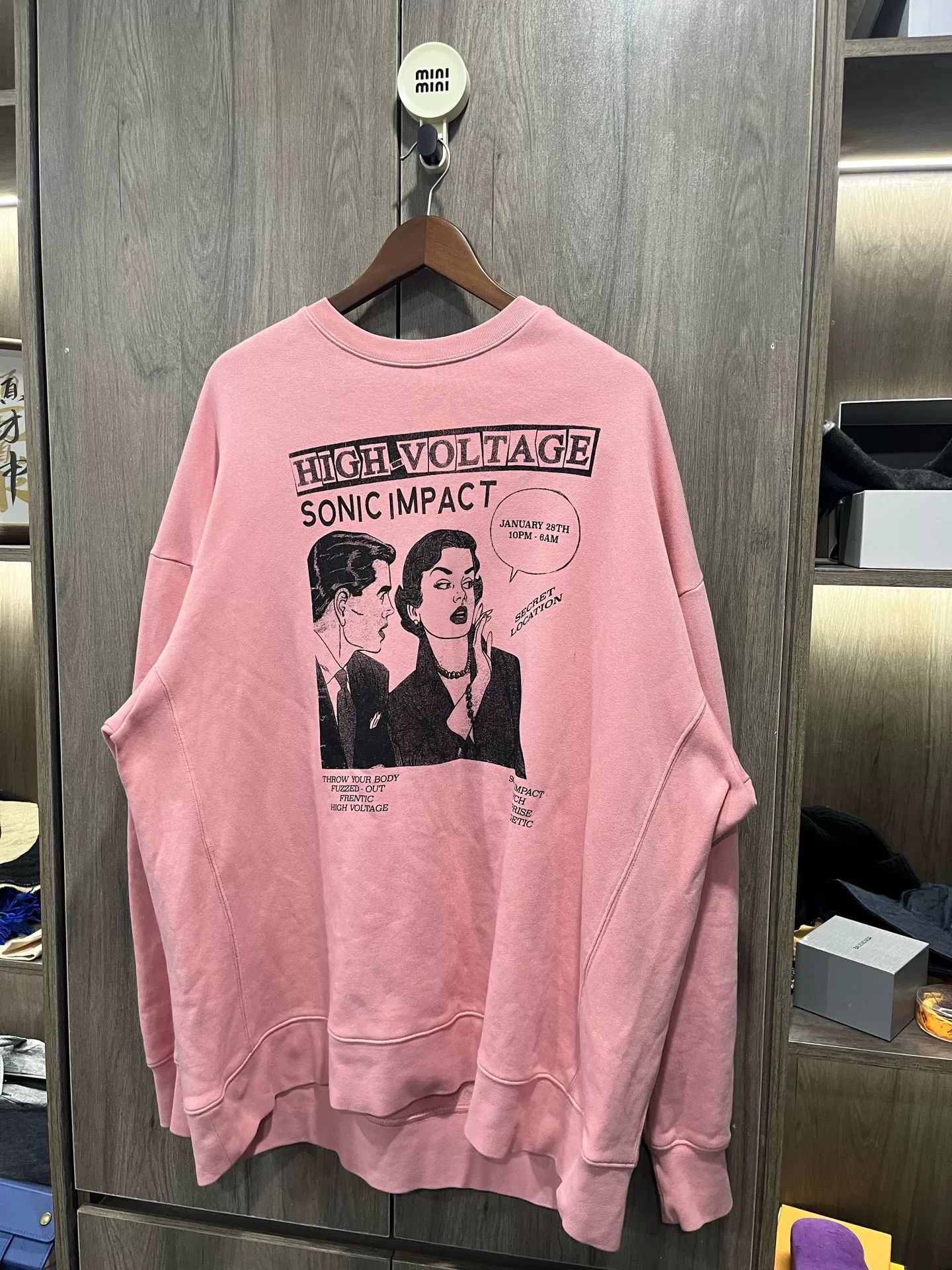 Alexander McQueen Alexander McQueen Pink Sweatshirt Size M / US 6-8 / IT 42-44 - 2 Thumbnail