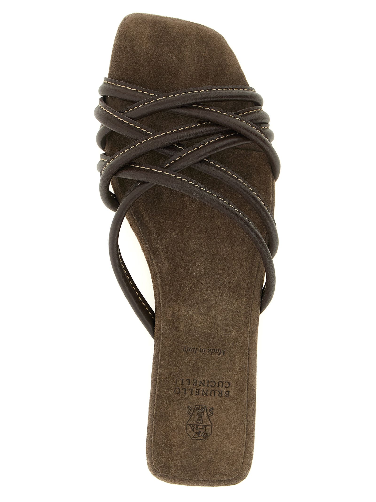 Brunello Cucinelli Leather slides Size US 6 / IT 36 - 4 Thumbnail