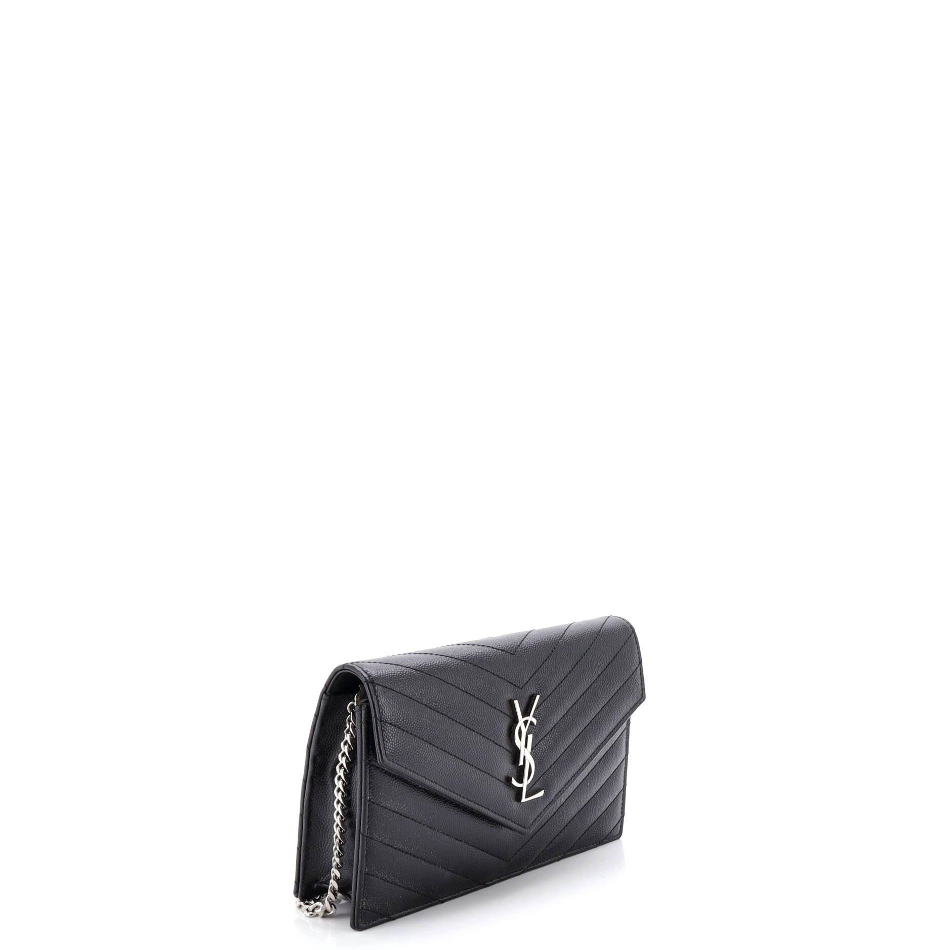 Saint Laurent Paris Classic Monogram Wallet on Chain Size ONE SIZE - 2 Thumbnail